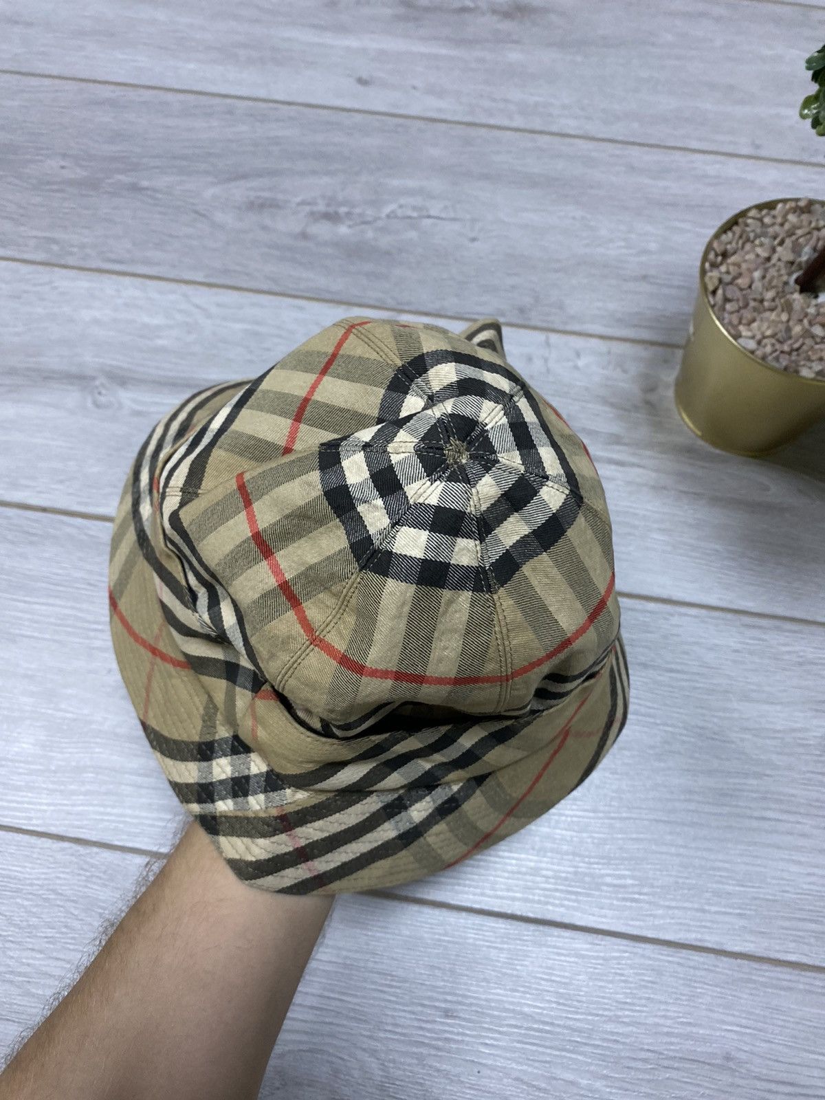 Burberry Burberry vintage nova check bucket hat Size ONE SIZE - 6 Thumbnail