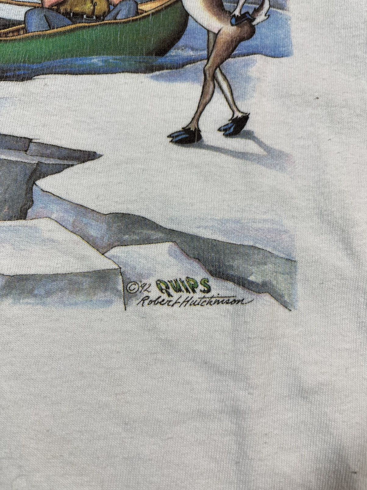 Band Tees Maine Cartoon Vintage 90s Nature T Shirt Size US L / EU 52-54 / 3 - 4 Thumbnail