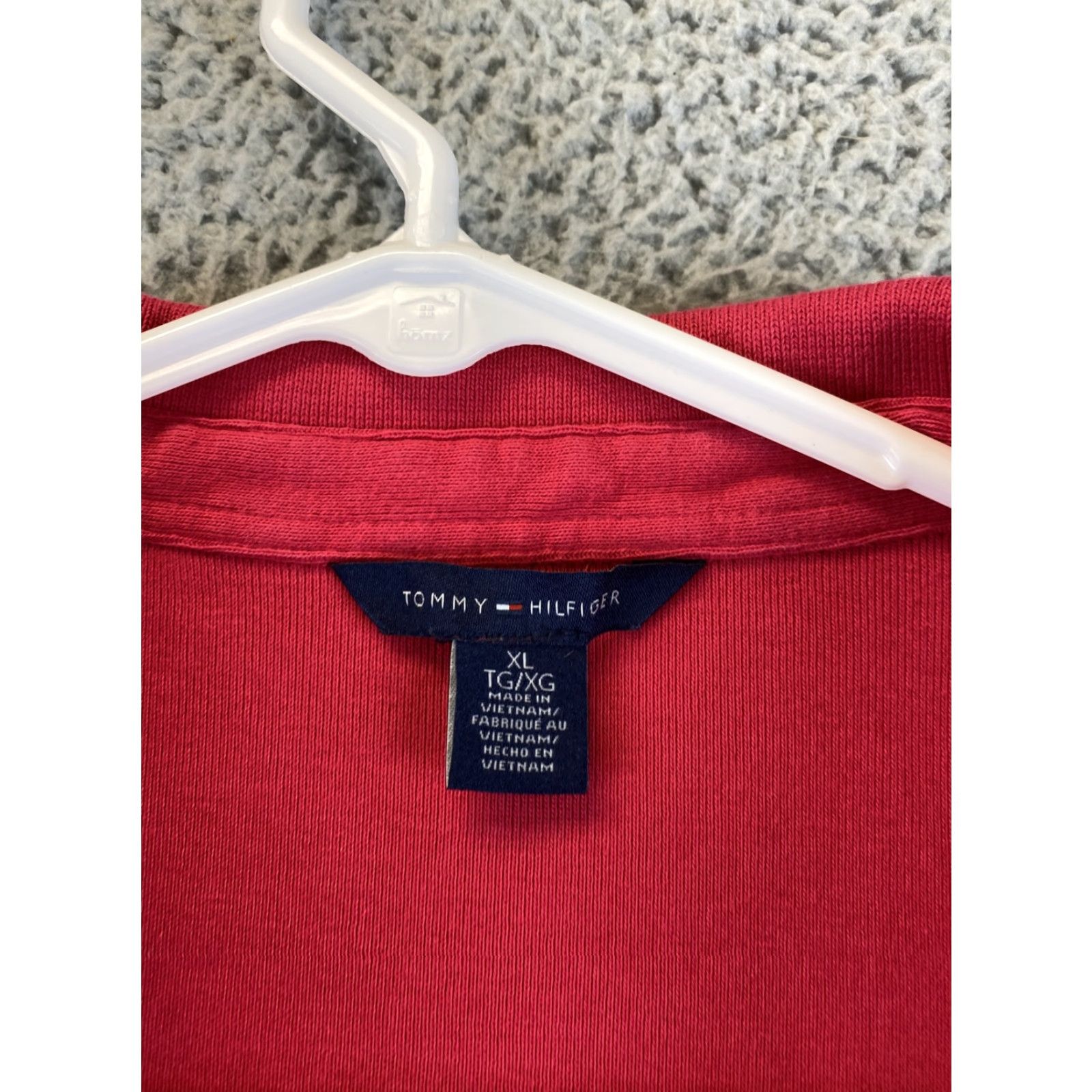 Tommy Hilfiger Tommy Hilfiger Girls Polo Shirt Magenta XL Short Sleeve Size XL / US 12-14 / IT 48-50 - 3 Thumbnail