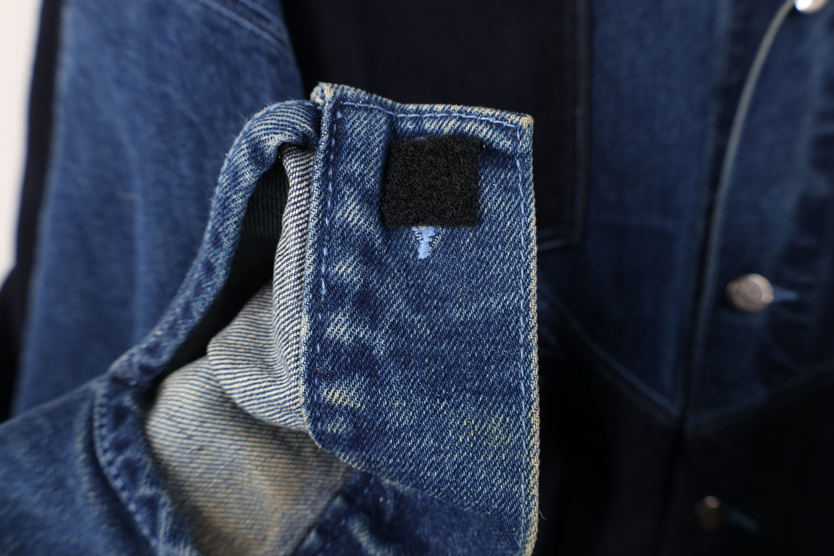 Vintage Vintage 90s Y2K Streetwear Block Baggy Denim Trucker Jacket Size US XXL / EU 58 / 5 - 5 Thumbnail