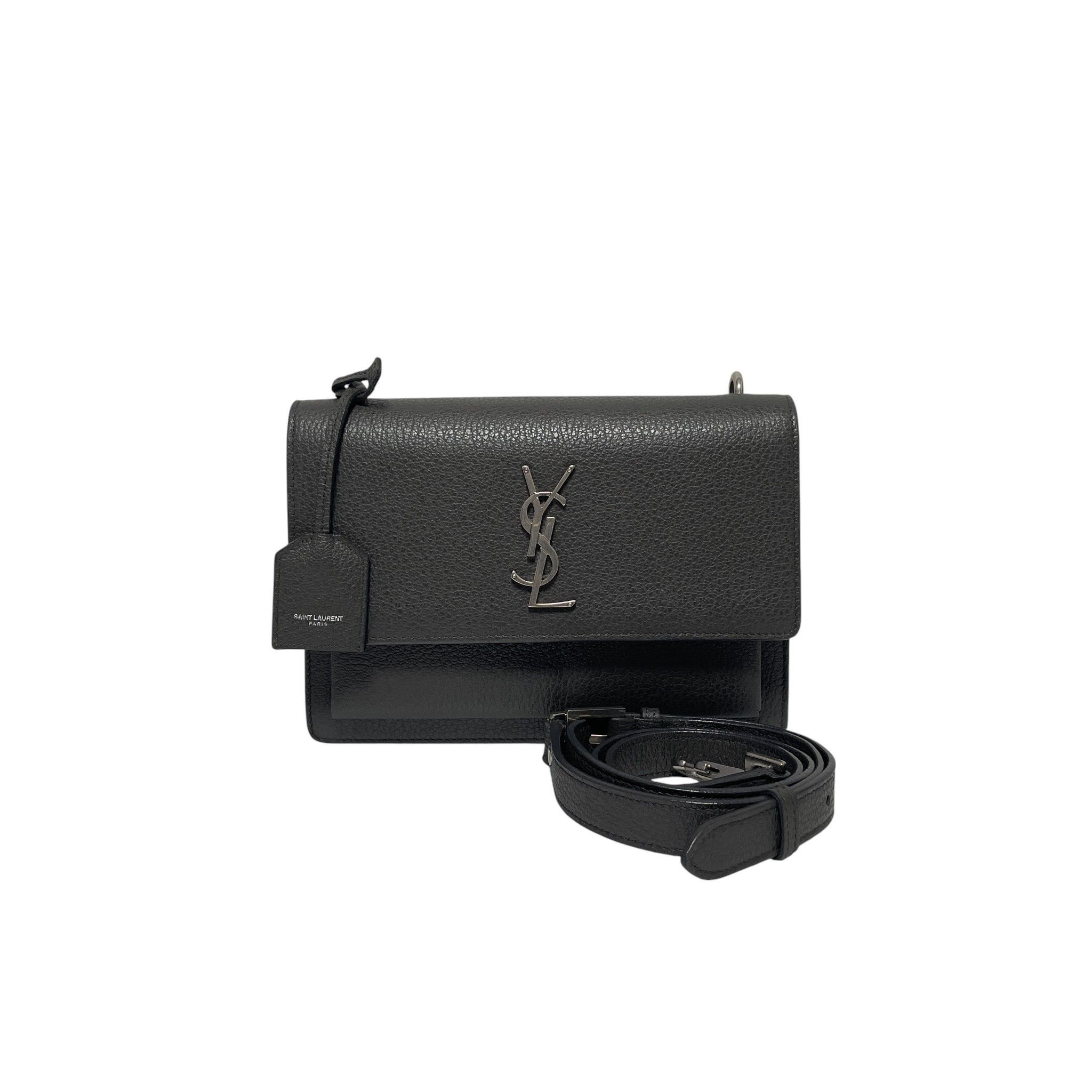 Yves Saint Laurent Medium Sunset Satchel Shoulder Bag and Crossbody Bag Size ONE SIZE - 1 Thumbnail