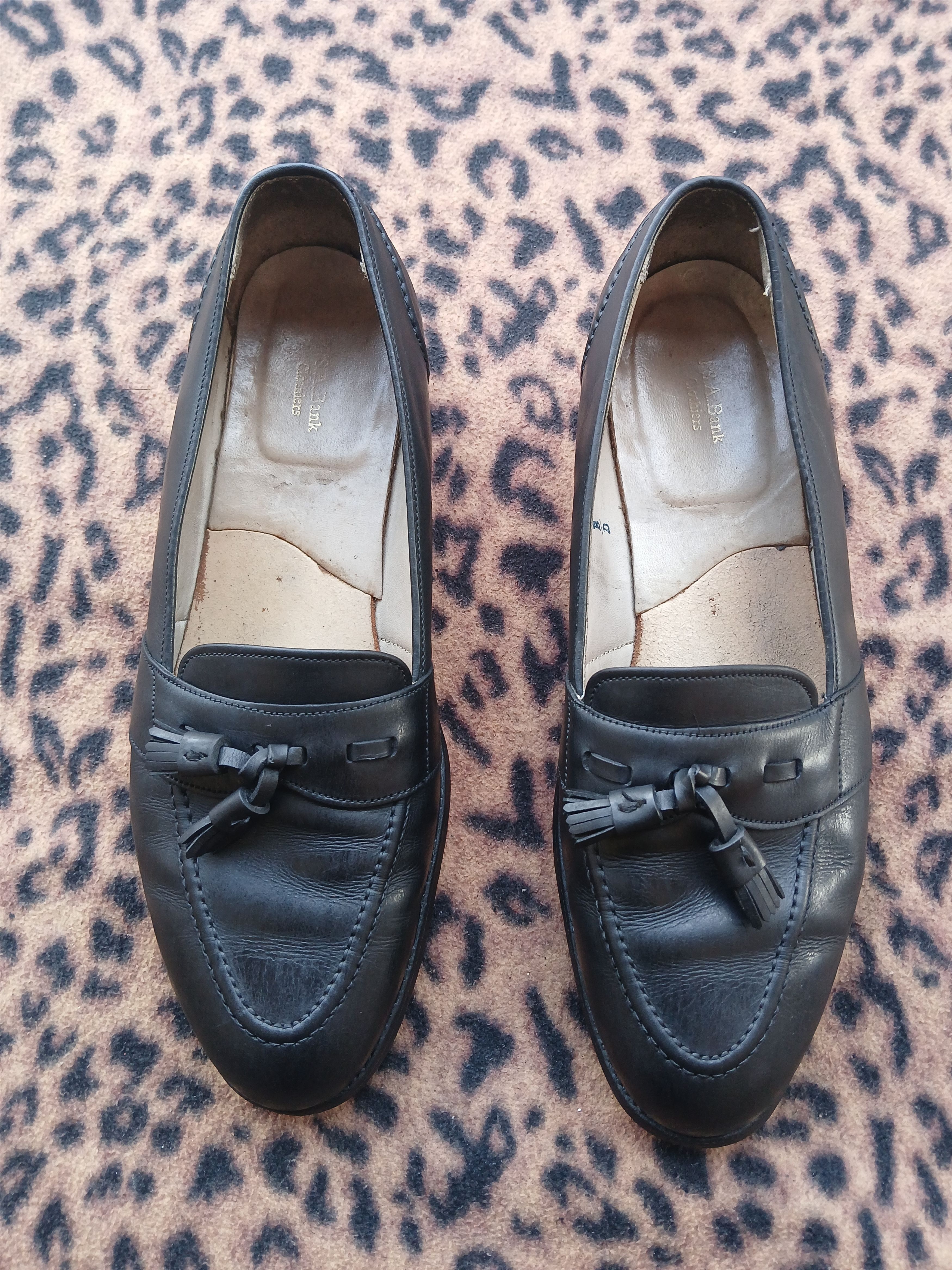 Alden Alden Black Tassel loafer for J'S.A.Bank Clothiers Size US 9.5 / EU 42-43 - 1 Thumbnail