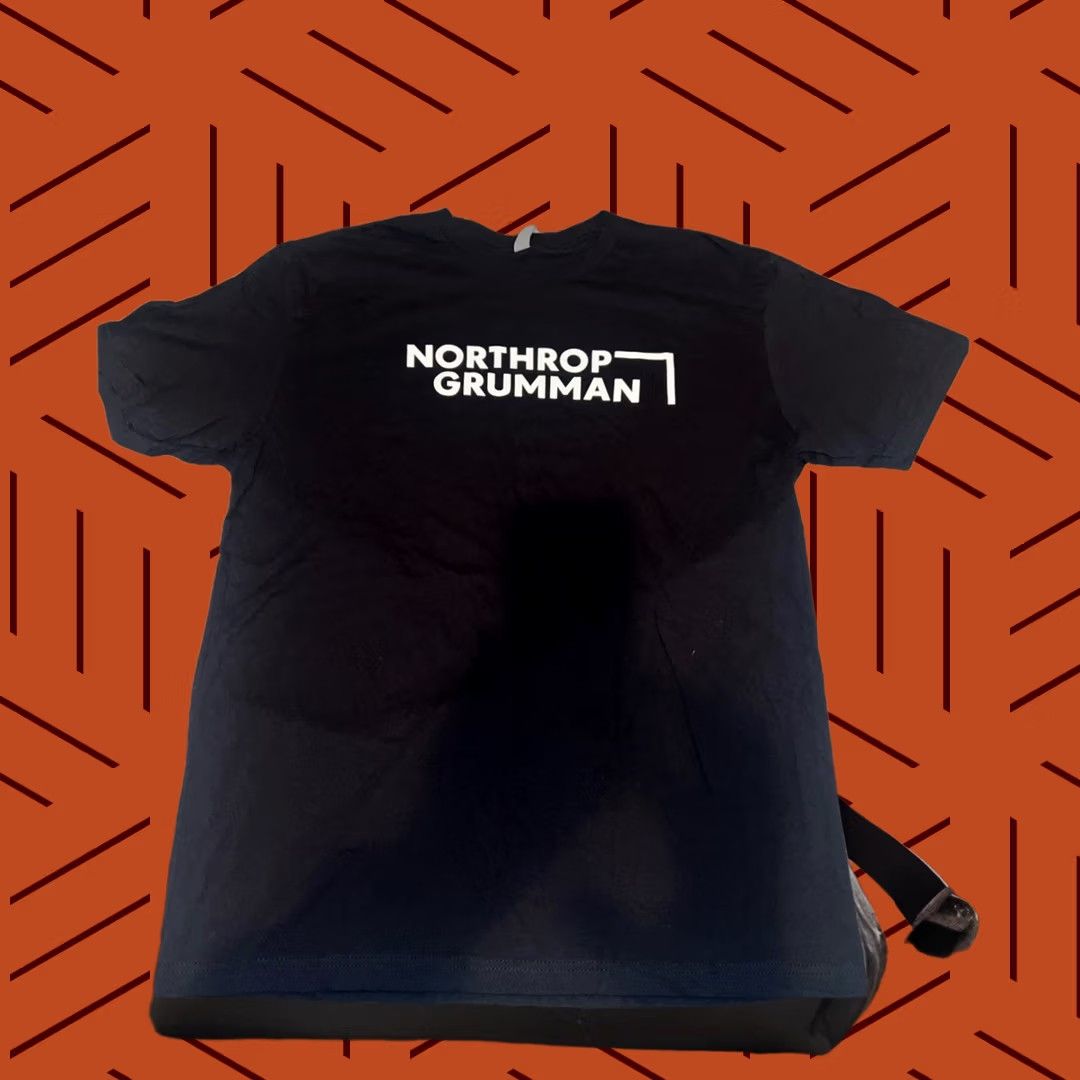 Next Level VINTAGE Northrop Grumman NG Space Systems Employee Issued Logo Shirt Large 2-Sided New Size US L / EU 52-54 / 3 - 1 Thumbnail