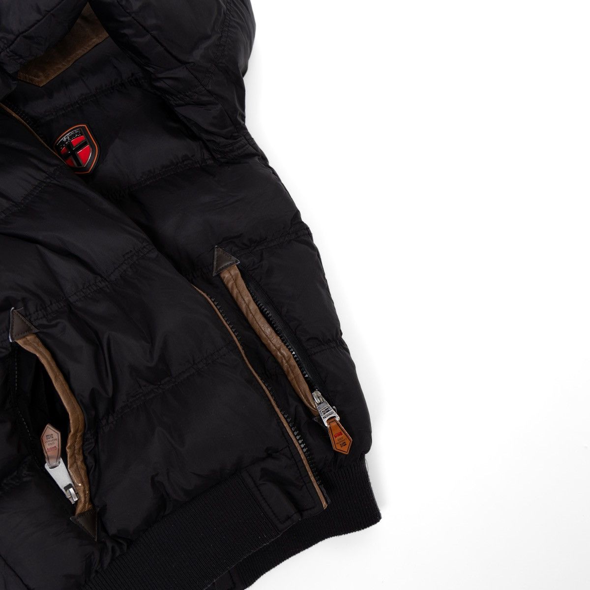 Other Geographical Norway Abramovitch Mens Black Puffer Jacket Size US S / EU 44-46 / 1 - 9 Thumbnail