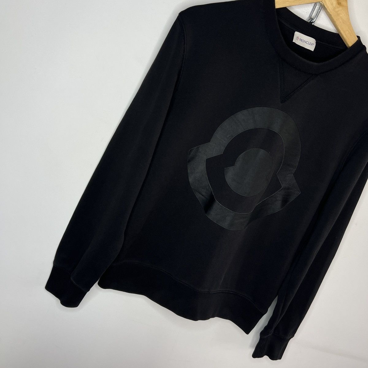 Moncler Moncler sweatshirt BIG logo Sweatshrit Size M / US 6-8 / IT 42-44 - 3 Thumbnail