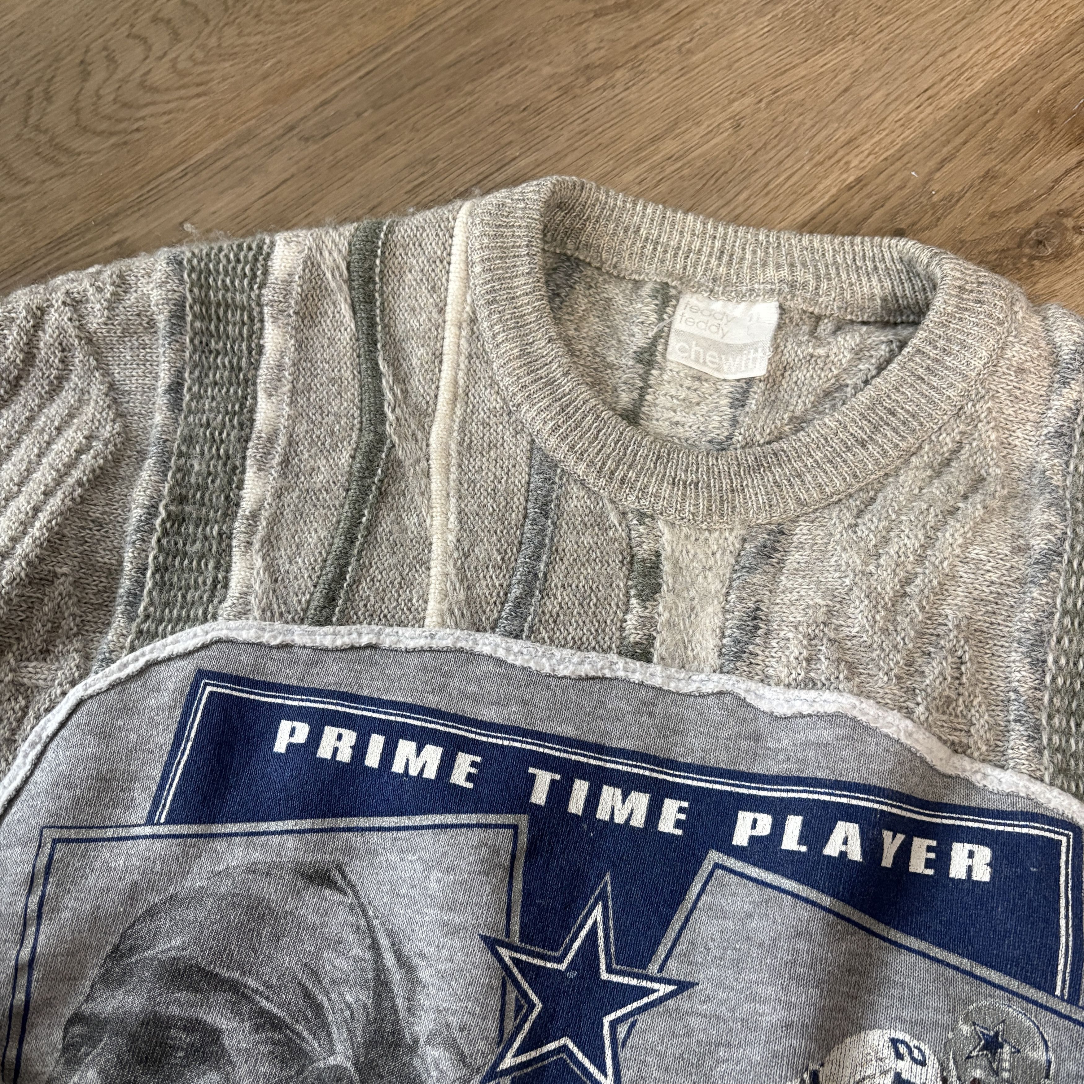 NFL Reworked vintage Dallas Cowboys Deion Sanders sweatshirt Size US M / EU 48-50 / 2 - 6 Thumbnail