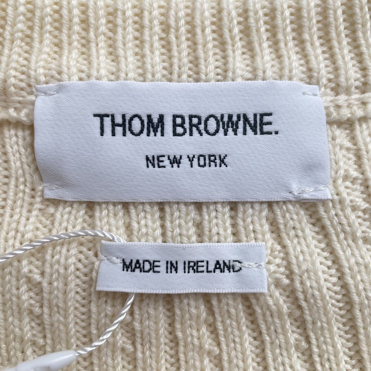 Thom Browne Thom Browne Crew Neck Cable Knit Long Sleeve Sweater K26WX Size M / US 6-8 / IT 42-44 - 5 Thumbnail