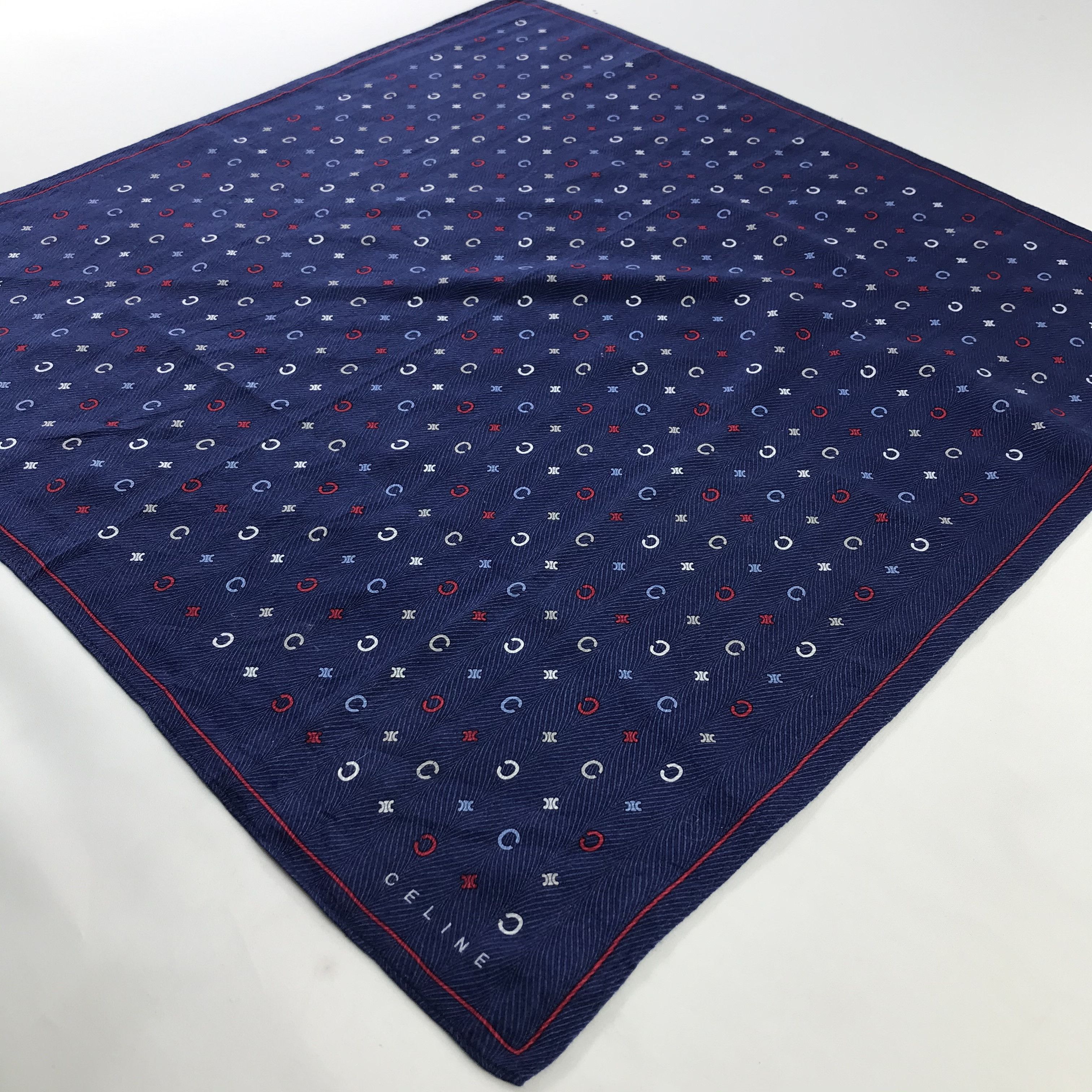Celine × Vintage Celine Bandana / Handkerchief / Neckerchief - S448 Size ONE SIZE - 2 Thumbnail
