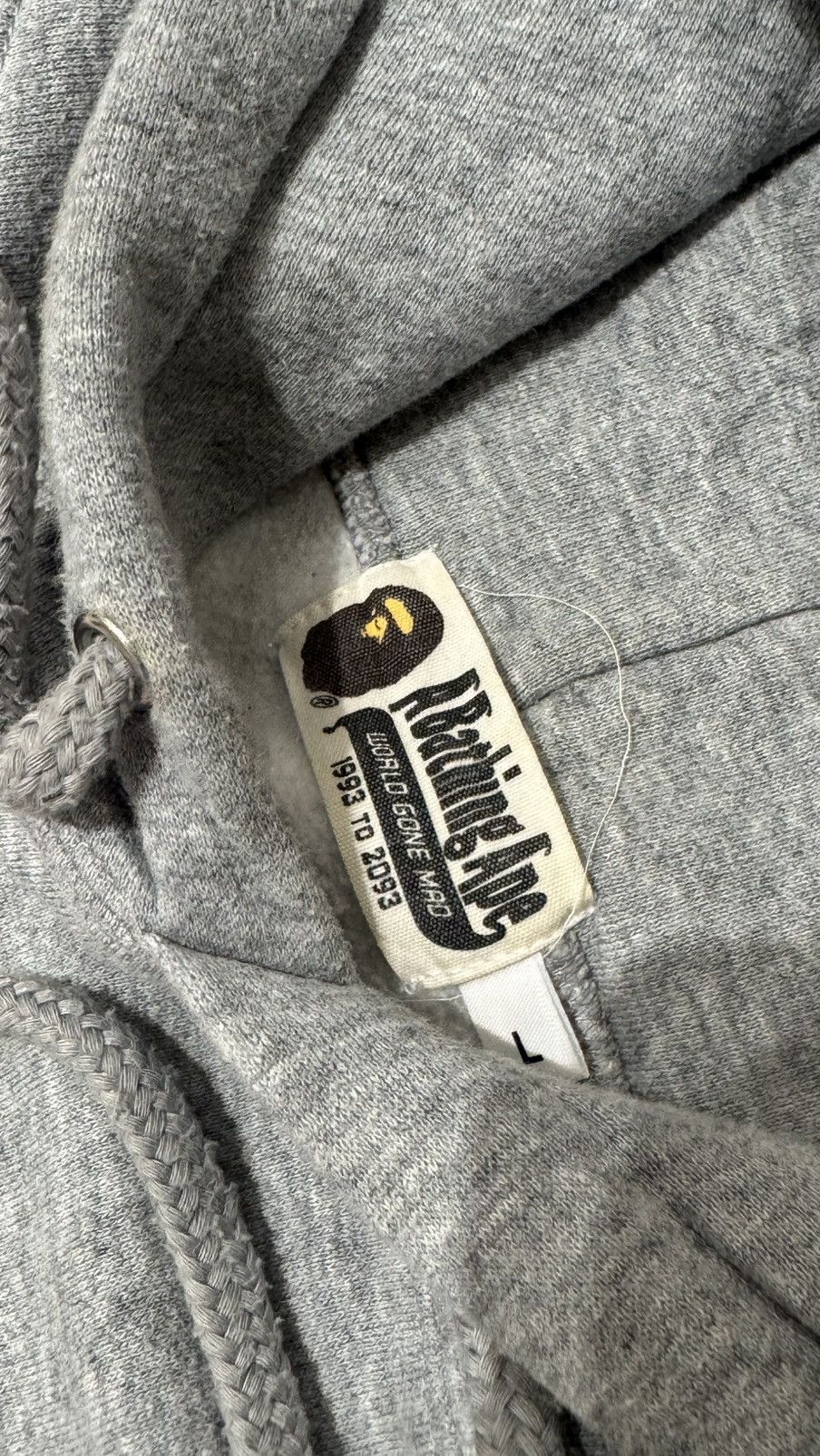 Bape Bape Happy New Year Spell Out Hoodie Grey Size US L / EU 52-54 / 3 - 7 Thumbnail