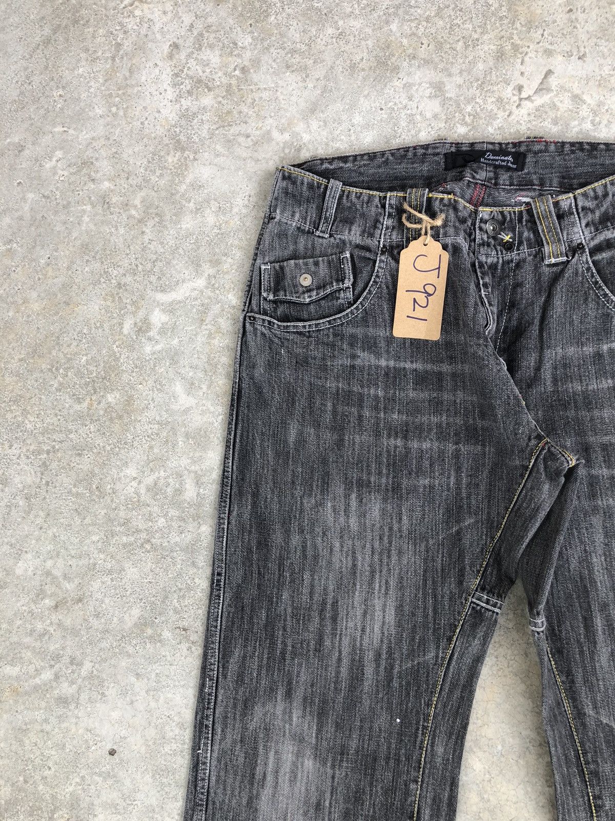 If Six Was Nine Dominate Handcrafted Flared Jeans Distressed Jeans Size US 33 - 4 Thumbnail
