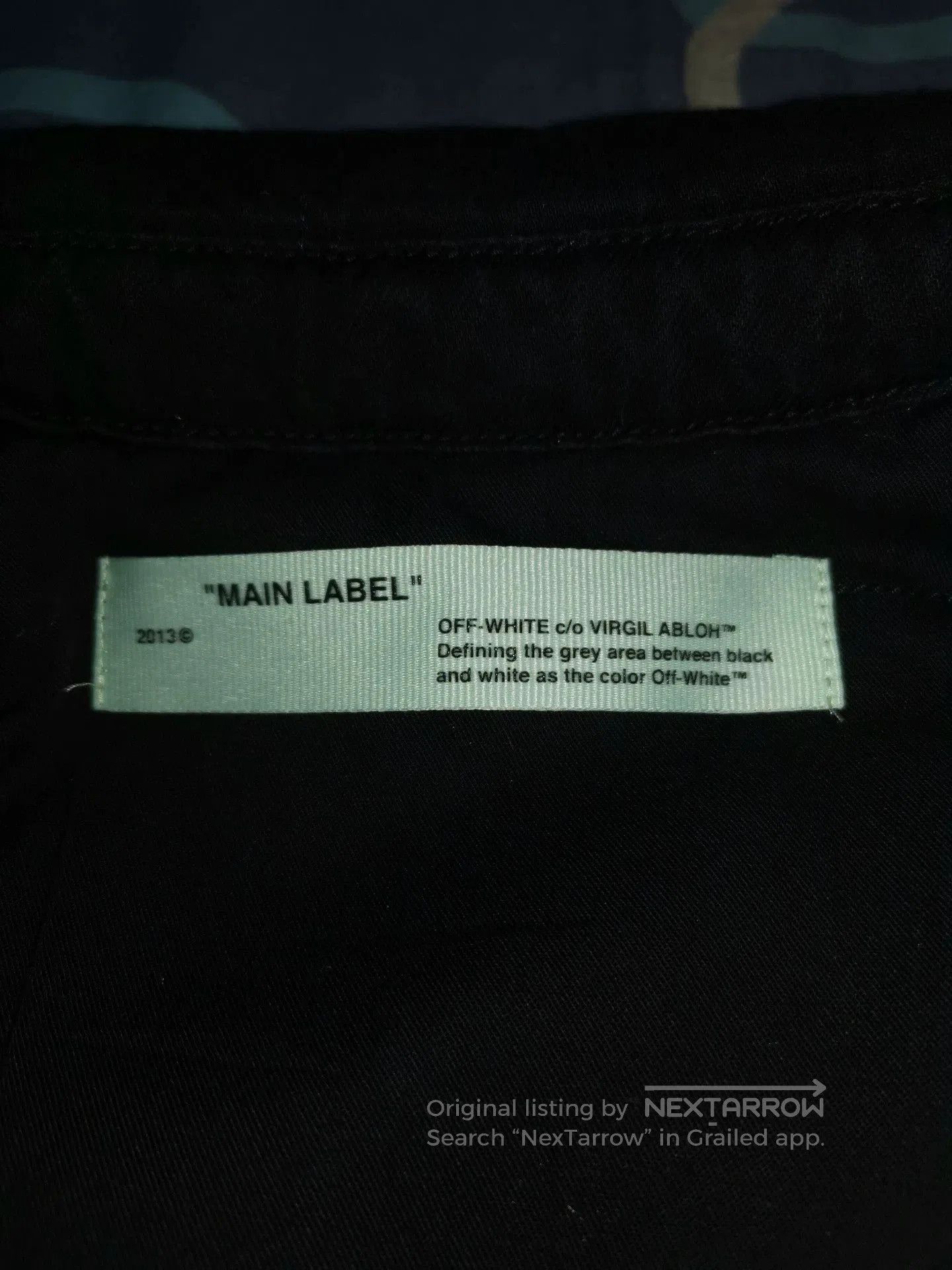 Off-White offwhite oversized cotton jacket with gradient design. Size US M / EU 48-50 / 2 - 5 Thumbnail