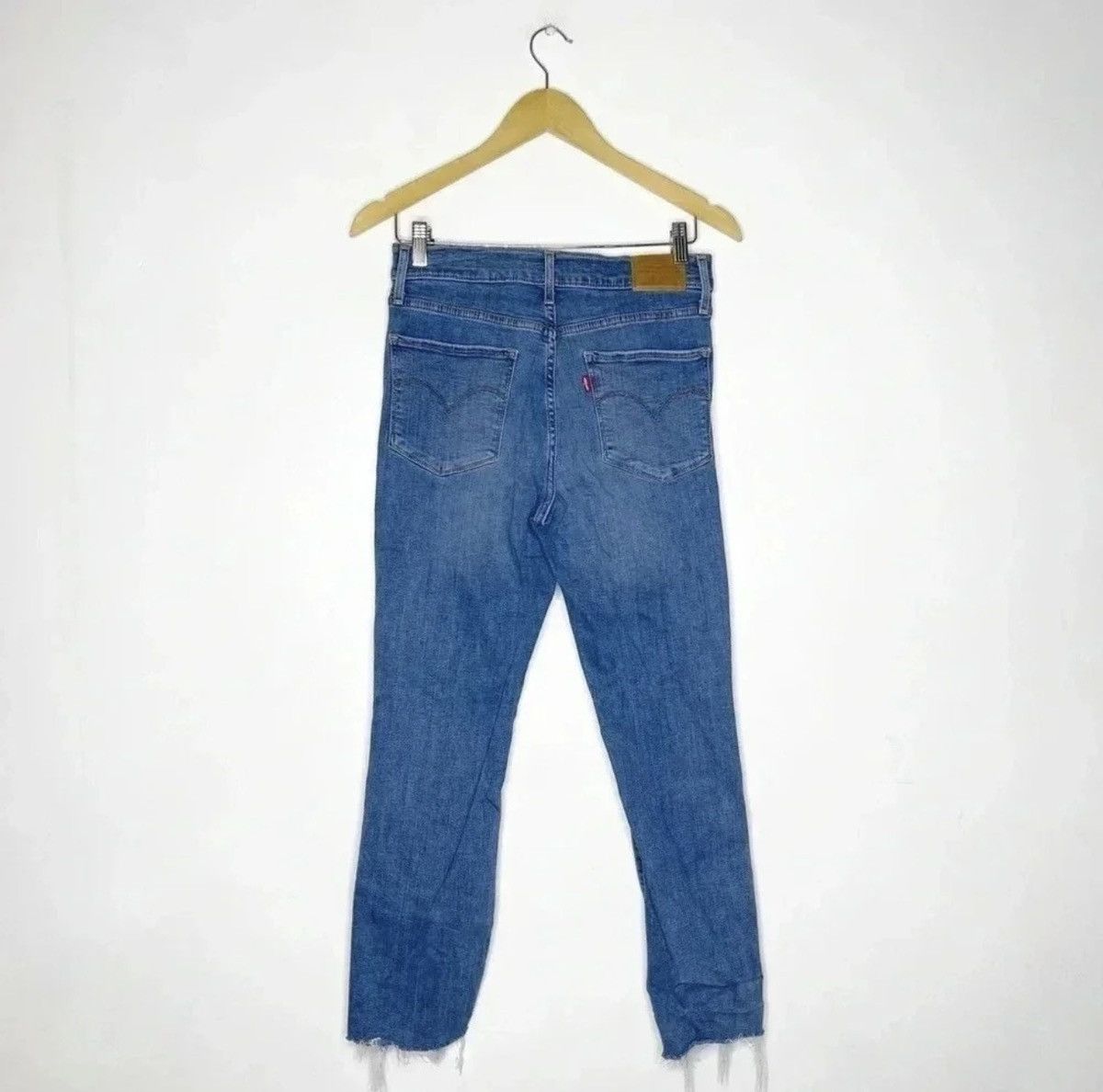 Levi's Levi's 724 High Rise Straight Leg Distressed Jeans Size 29 Size 29" - 3 Thumbnail