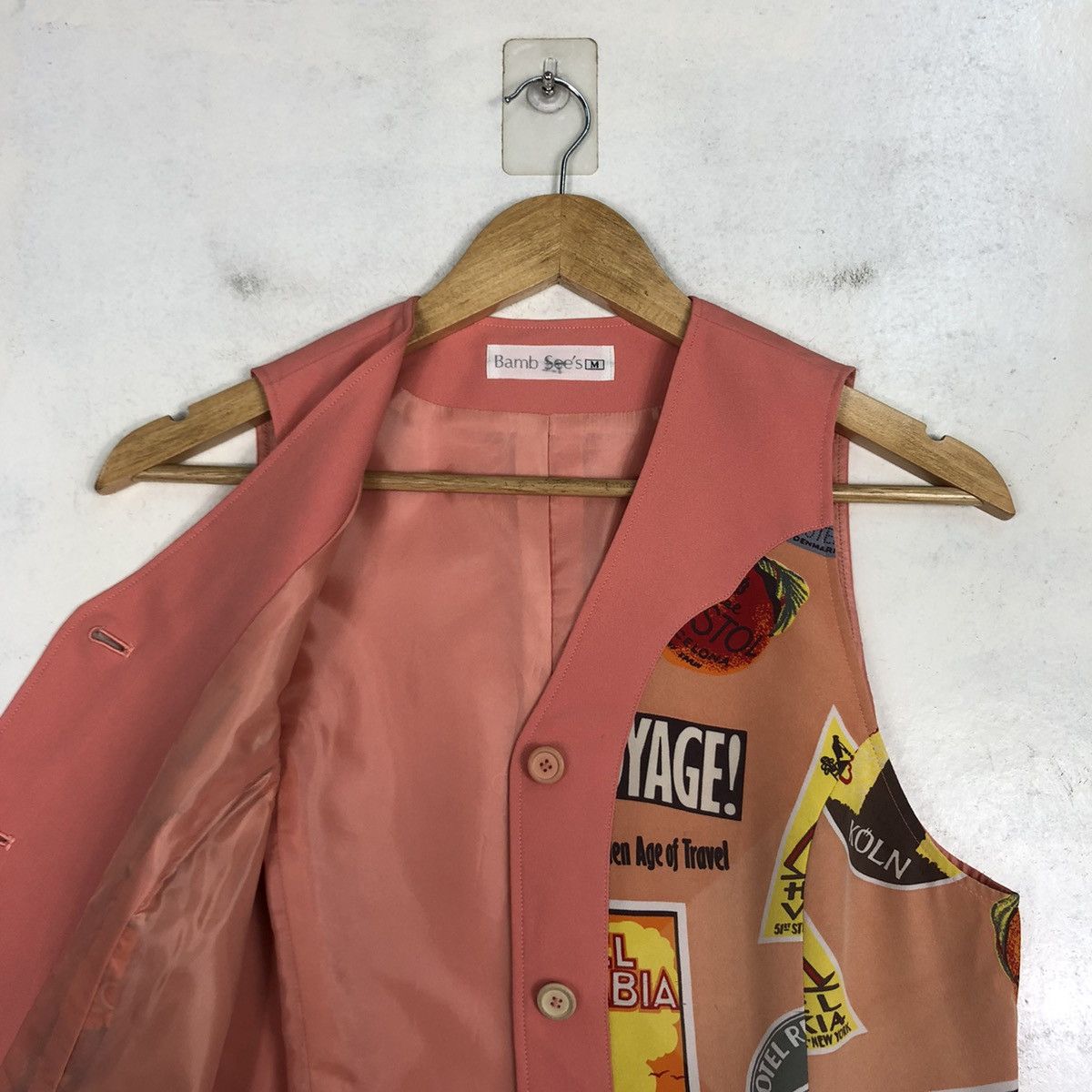 Other × Vintage Rockabilly Style Design Retro Graphic Vest Jackets Size US M / EU 48-50 / 2 - 11 Thumbnail