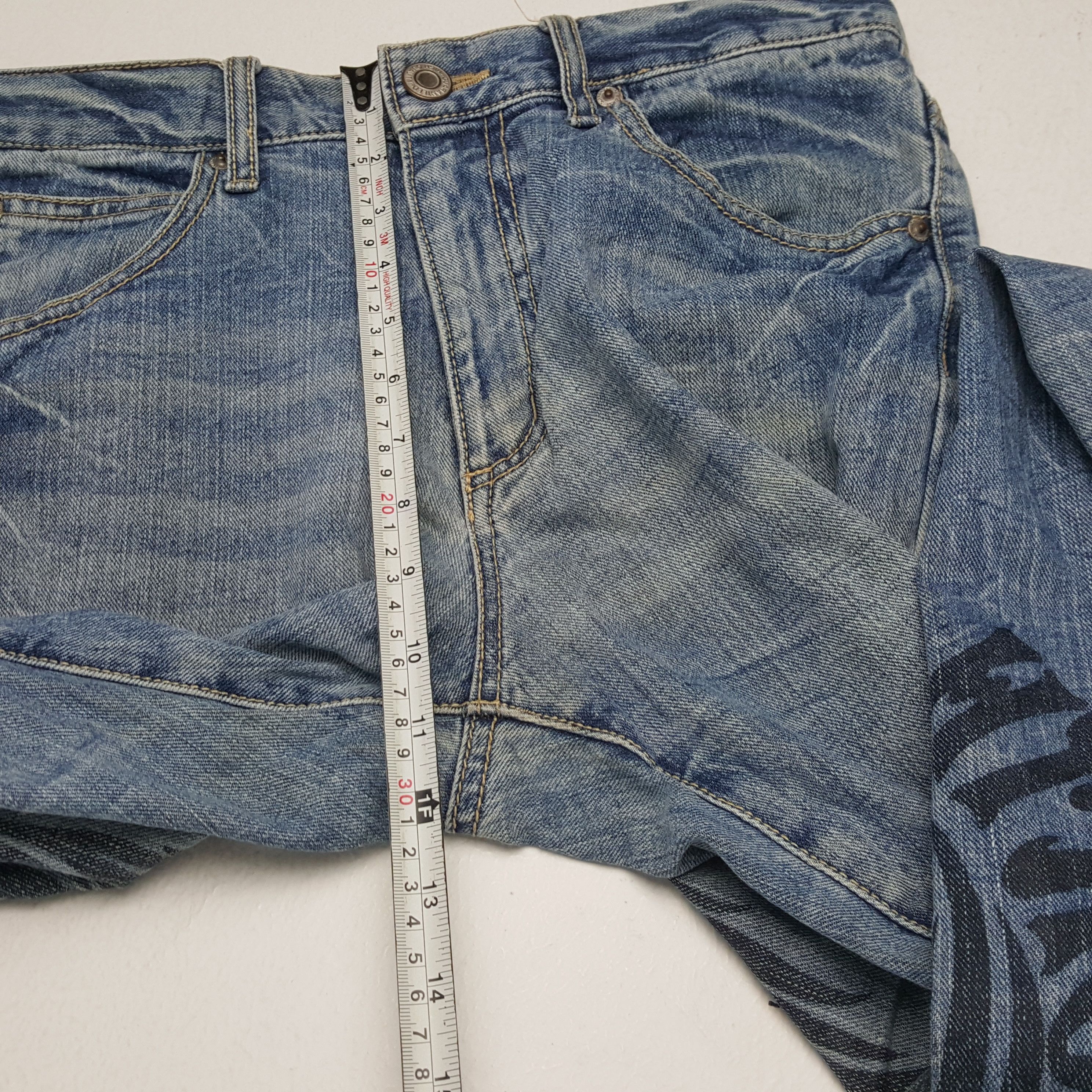 Vintage BACK & FORTH Rock Punk Streetwear Style Jeans Size US 31 - 8 Thumbnail