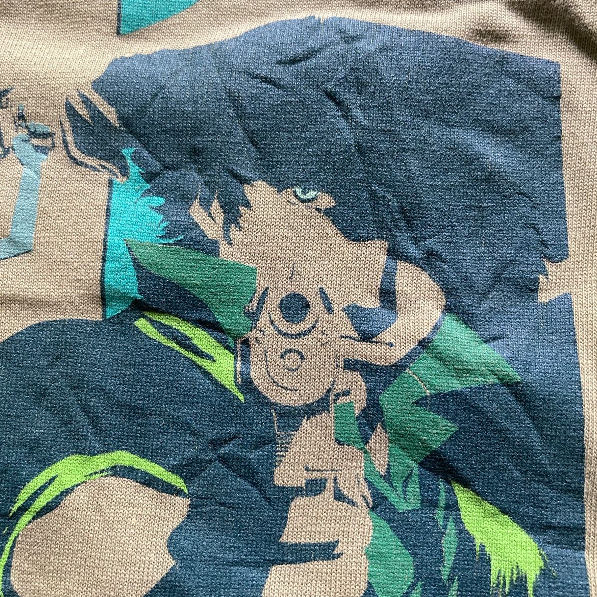 Anime Vintage 00s Cowboy Bepop 'Hurly Burly' Distressed T shirt Size US M / EU 48-50 / 2 - 7 Thumbnail