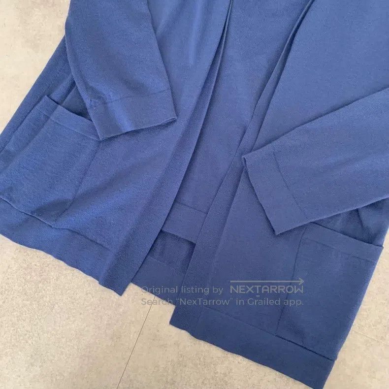 Hermes Hermes Blue cashmere knitted suit Size XS / US 0-2 / IT 36-38 - 6 Thumbnail