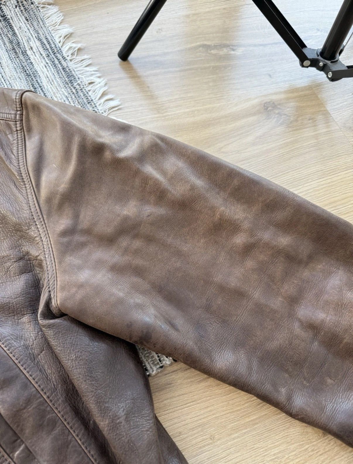 Timberland VINTAGE TIMBERLAND LEATHER COAT MENS WEATHERGEAR CASUALJAKET Size US L / EU 52-54 / 3 - 10 Thumbnail