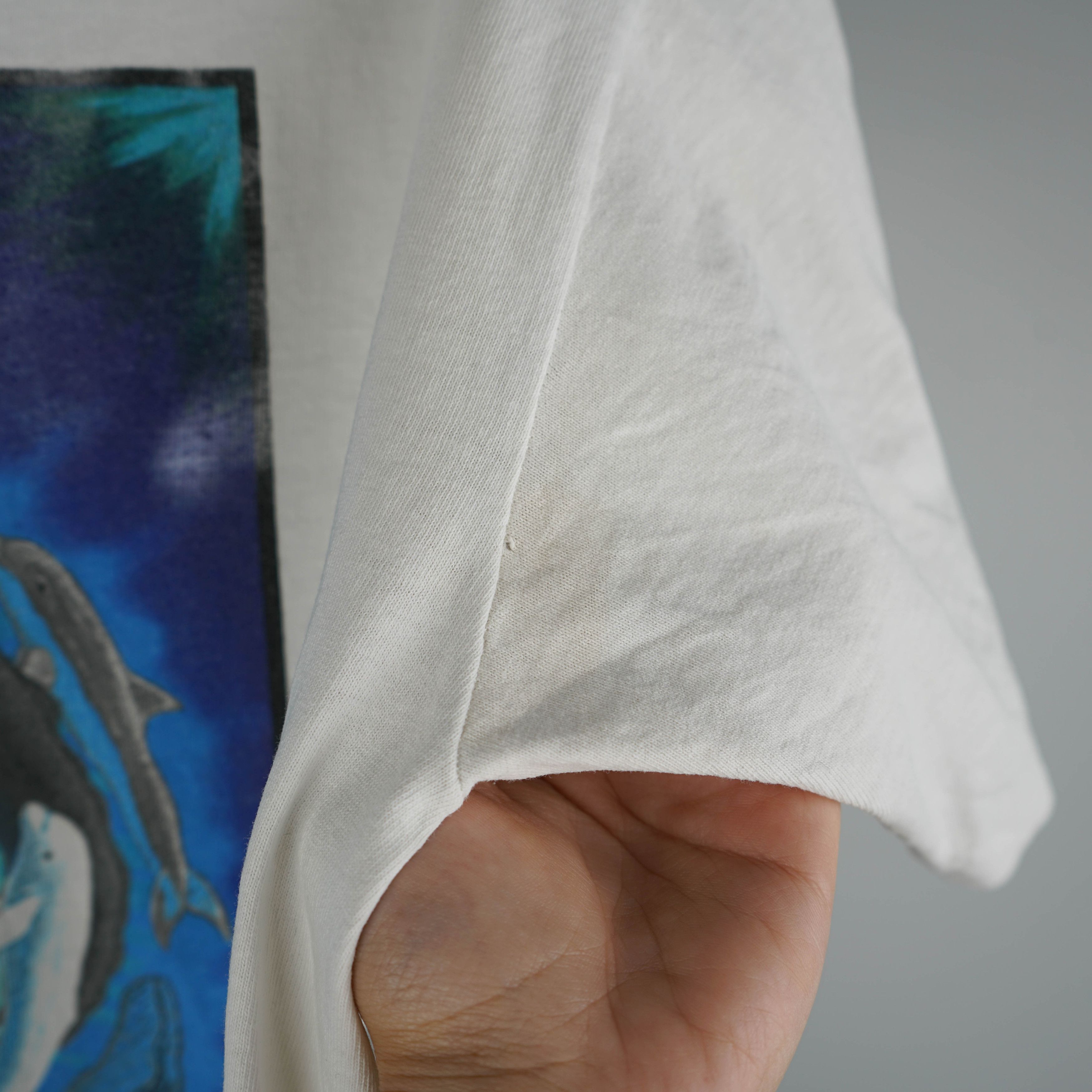 Arts & Science × Vintage Vintage Markus Willis Art T-Shirt Earth and Whales Size US L / EU 52-54 / 3 - 7 Thumbnail