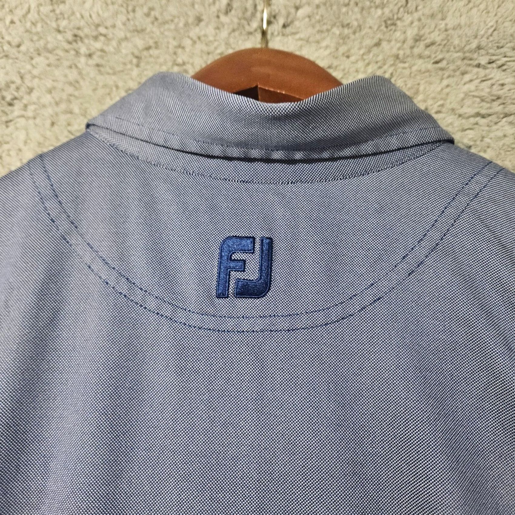 Footjoy Footjoy Blue Mens Golf Polo Shirt Stretch Large Size US L / EU 52-54 / 3 - 3 Thumbnail