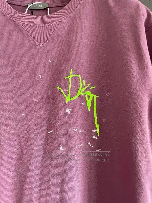 Dior Dior Pink Cotton Men's T-Shirt . Size US S / EU 44-46 / 1 - 2 Thumbnail