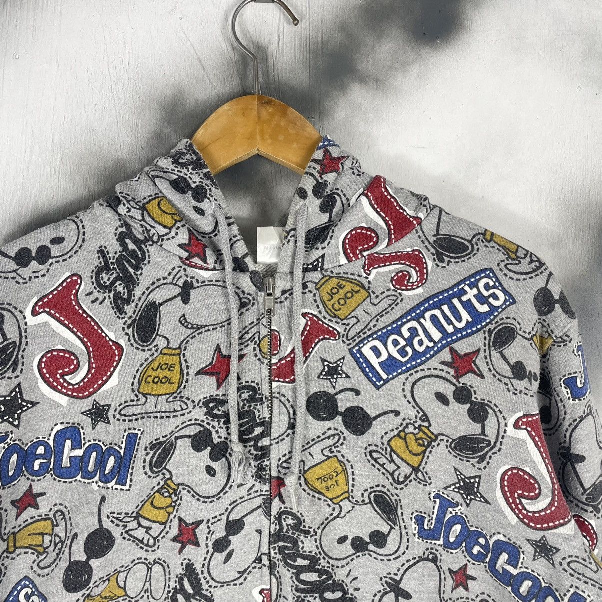 Peanuts Joe Cool Peanuts Snoopy Fullprint Hoodies Size US L / EU 52-54 / 3 - 2 Thumbnail