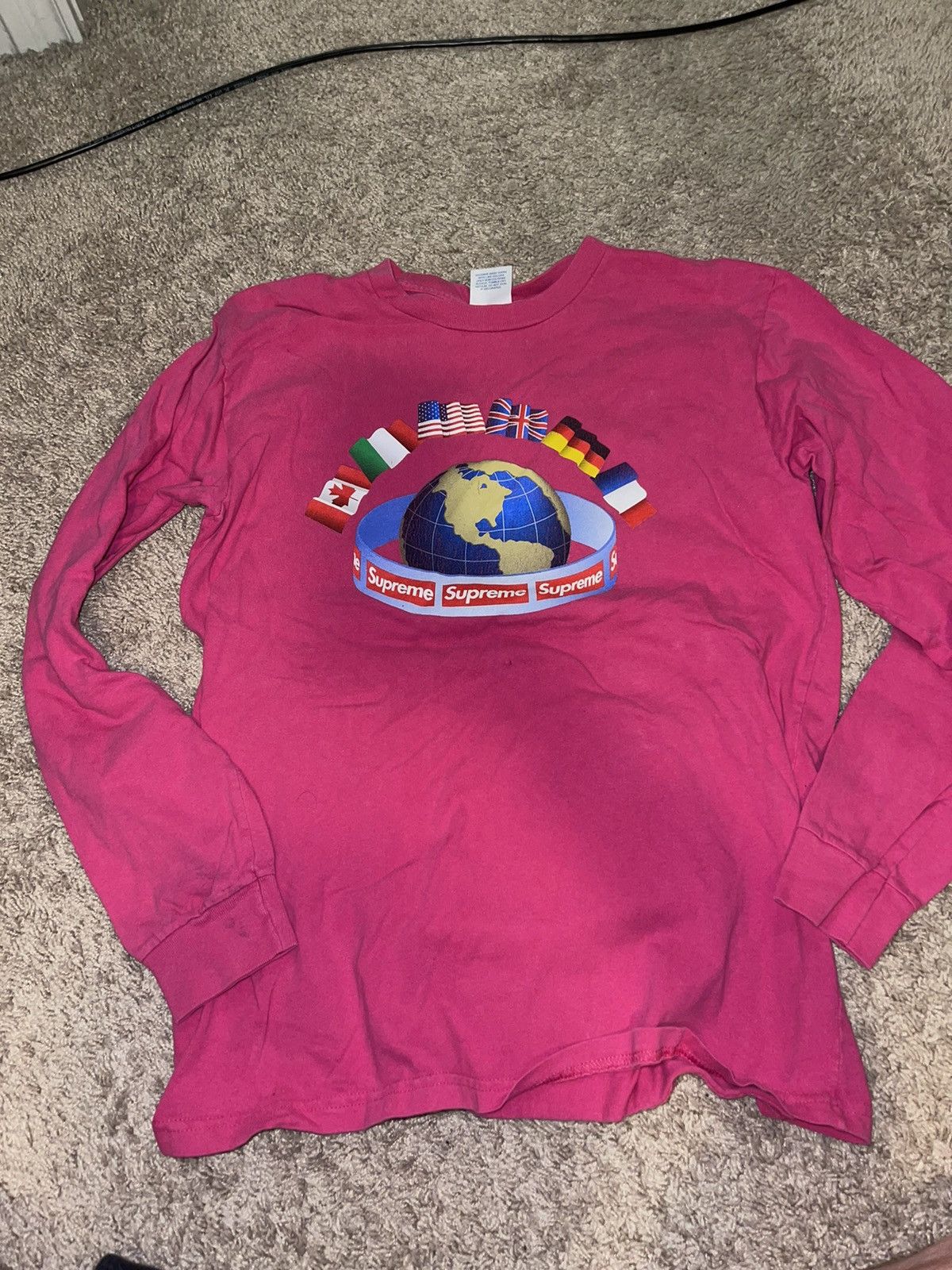 Supreme WorldWide tee Tops