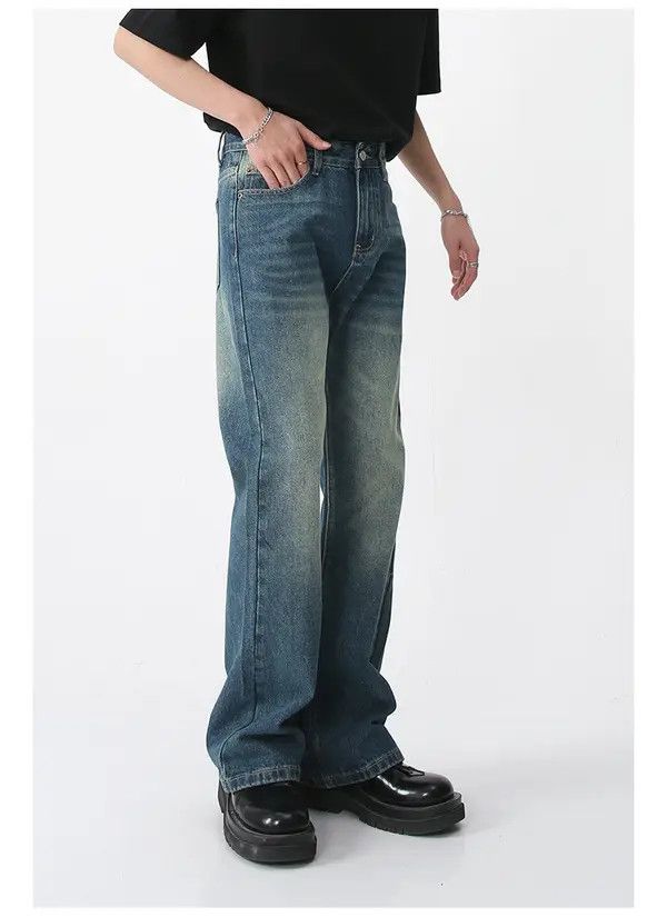 Japanese Brand Japanese style trendy retro straight flared jeans Size US 32 / EU 48 - 5 Thumbnail