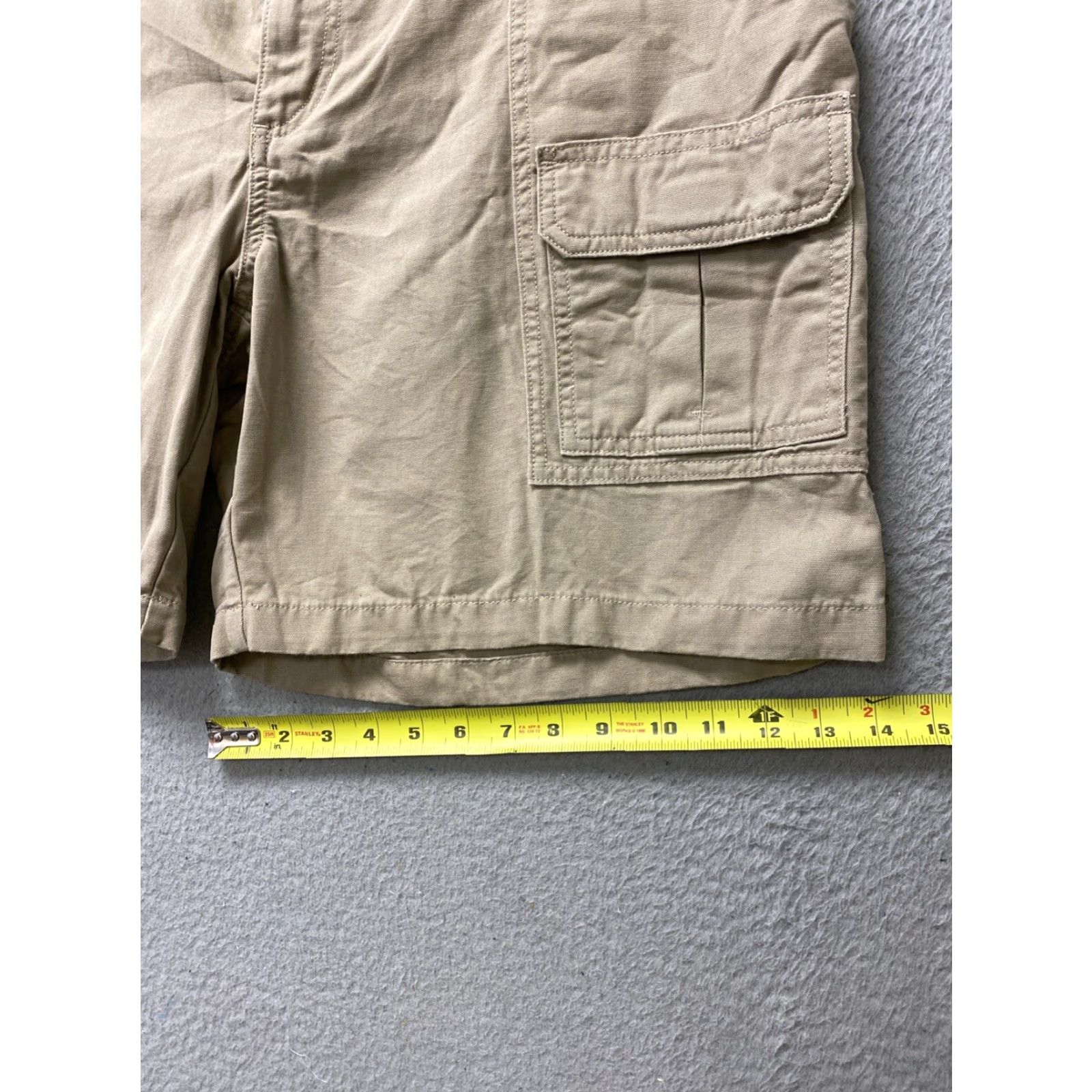 Savane Savane cargo hiking shorts Men's 40x10 Tan Comfort waist cotton Outdoor /130-4 Size US 40 / EU 56 - 7 Thumbnail