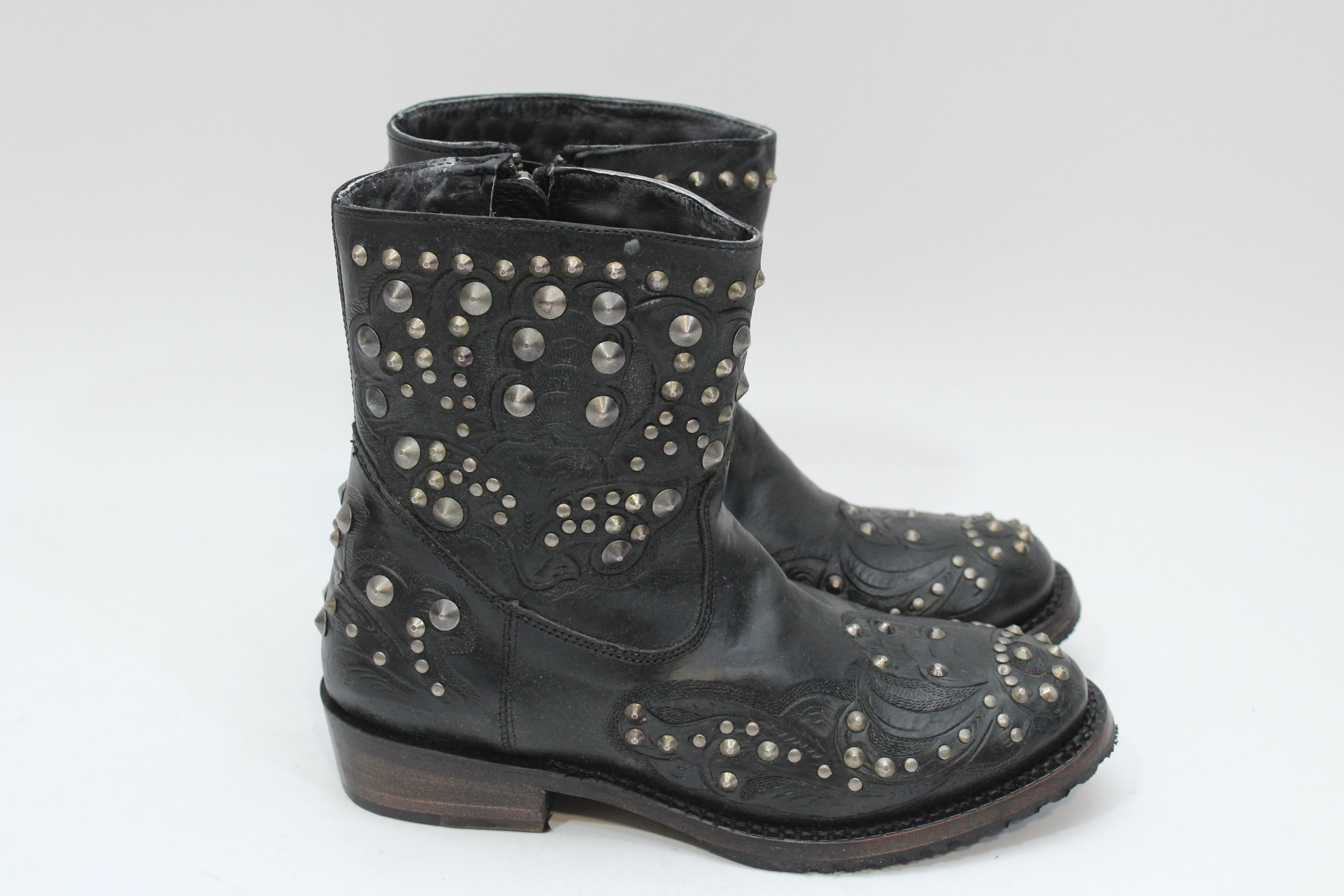 ASH ASH Leather Biker Boots Womens Size 36 Authentic Hype Rare Size US 6 / IT 36 - 1 Thumbnail