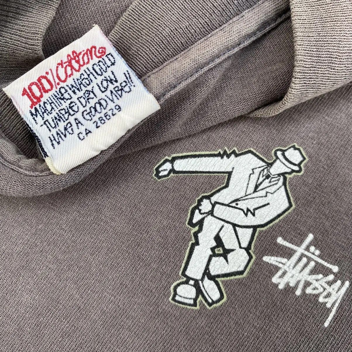 Stussy Vintage 90s Stüssy Ska Dancing Man Graphic Tee Faded Size US M / EU 48-50 / 2 - 12 Thumbnail