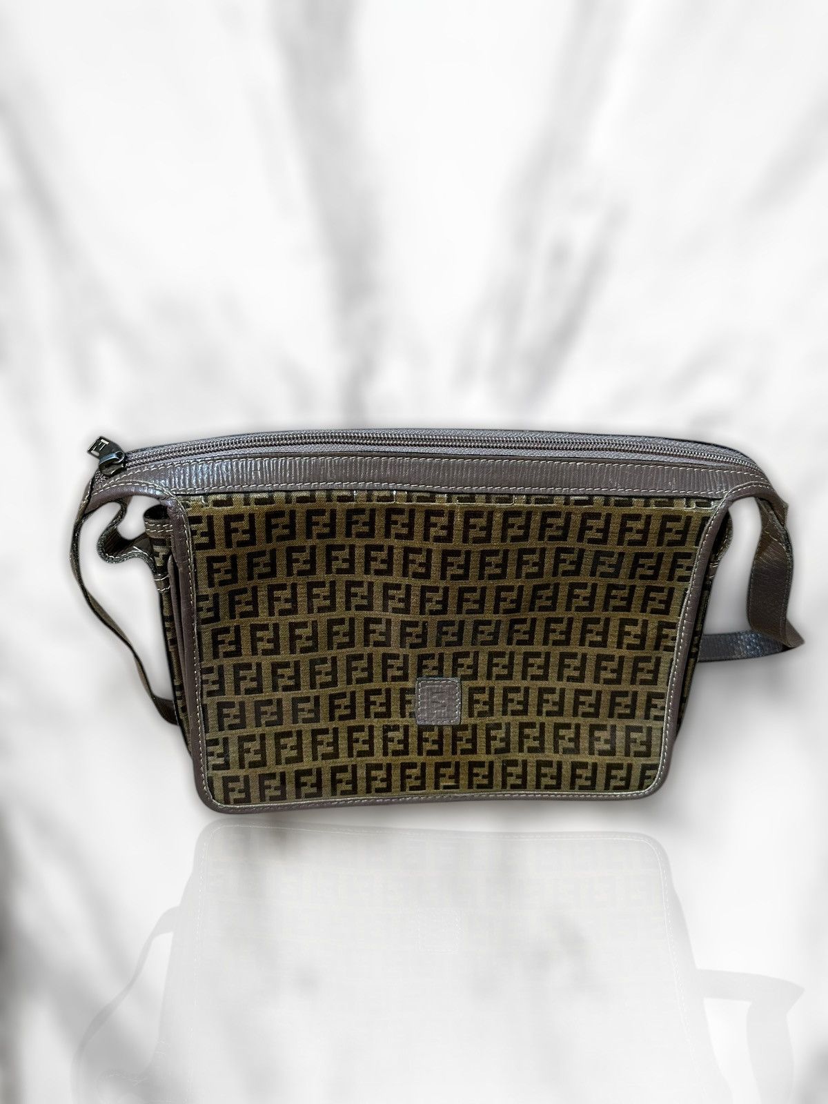Fendi Vintage Fendi Zucca Monogram Shoulder Bag Size ONE SIZE - 11 Thumbnail