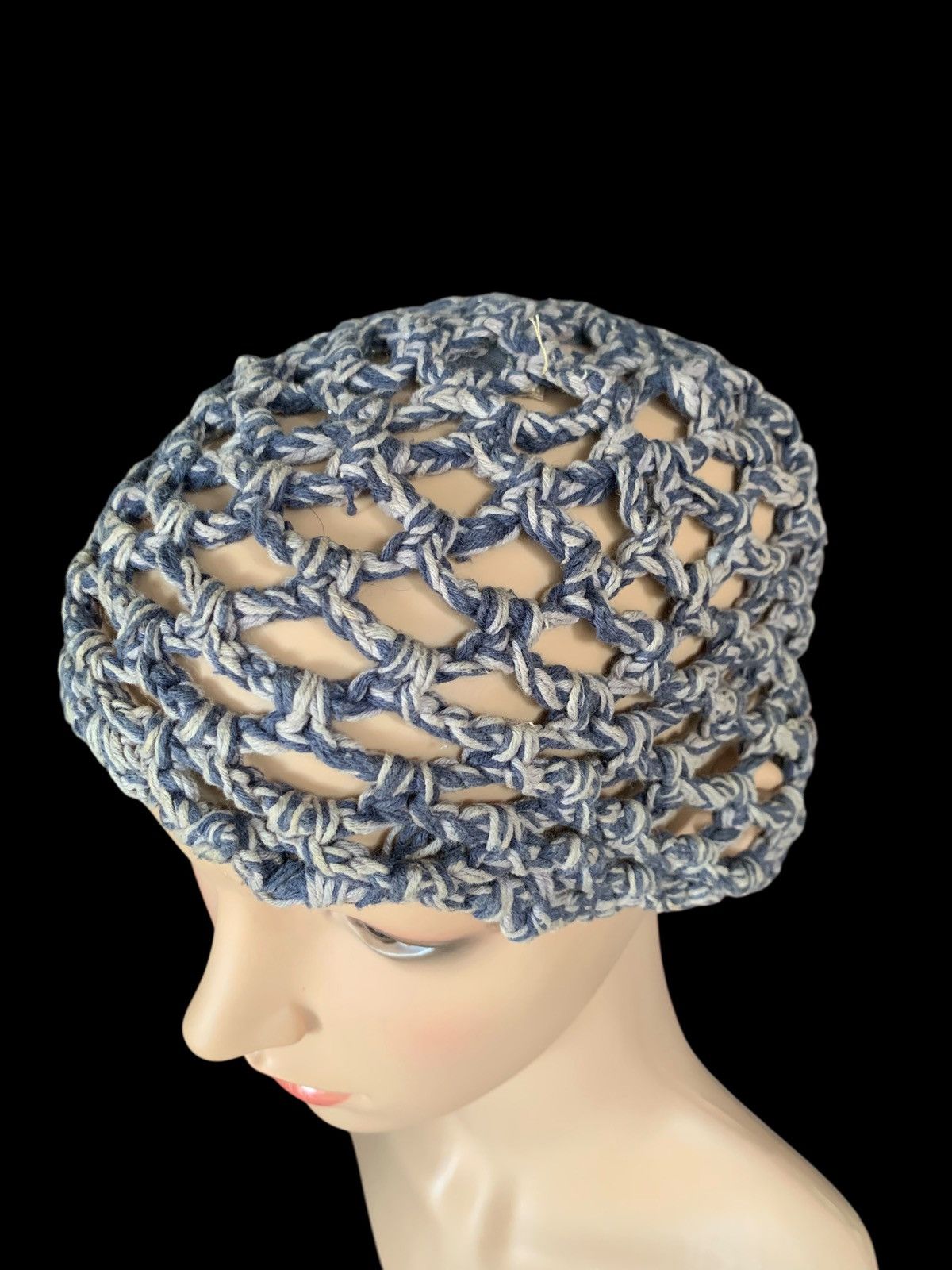 Japanese Brand × Kapital × Vintage Crochet Knitted Beanie Hat Hand Made Japanese style Size ONE SIZE - 5 Thumbnail