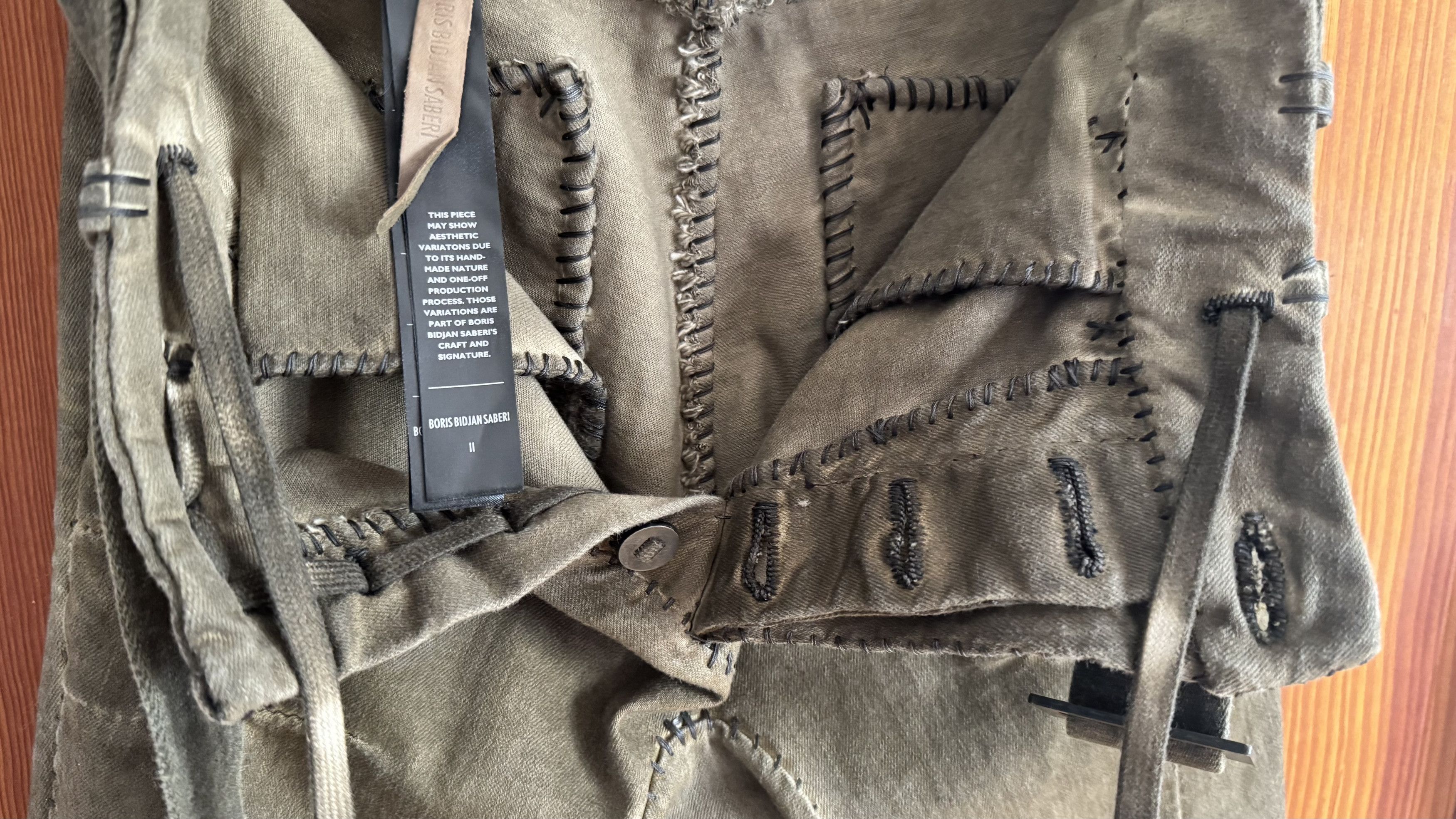 Boris Bidjan Saberi P13 HS Faded Oak 16-Hour Hand-Stitch Body Molded Size US 32 / EU 48 - 14 Thumbnail