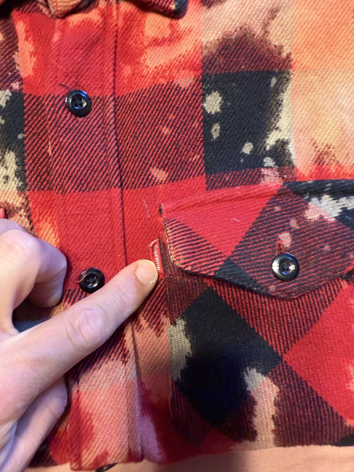 Supreme SUPREME BLEACHED BUFFALO HEAVYWEIGHT FLANNEL Size US L / EU 52-54 / 3 - 3 Thumbnail
