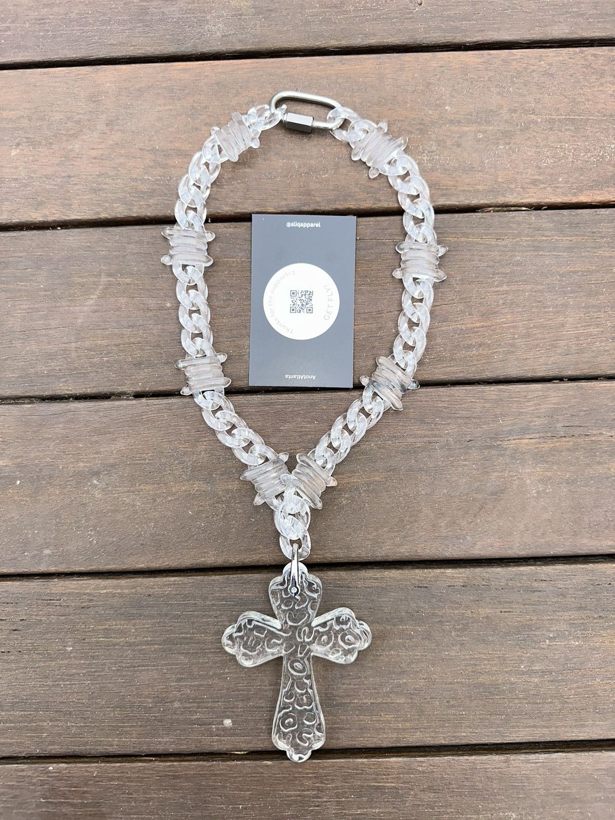 Other Frosted Barb Cröss Link Chain Size ONE SIZE - 2 Thumbnail