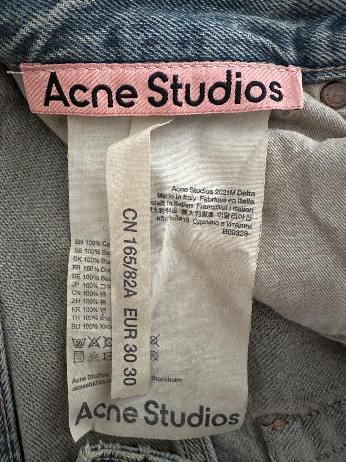 Acne Studios Acne Studios 2021M Delta Size US 30 / EU 46 - 5 Thumbnail