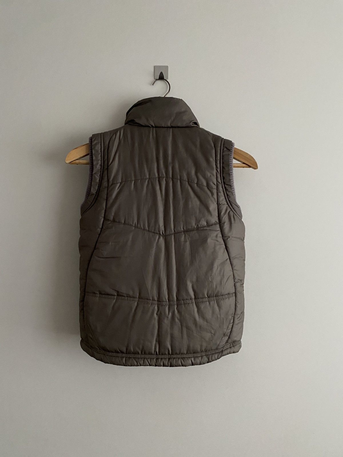 Nike Vintage 00’s Hype Y2K Nike Brown Puffer Vest Size XS / US 0-2 / IT 36-38 - 8 Thumbnail