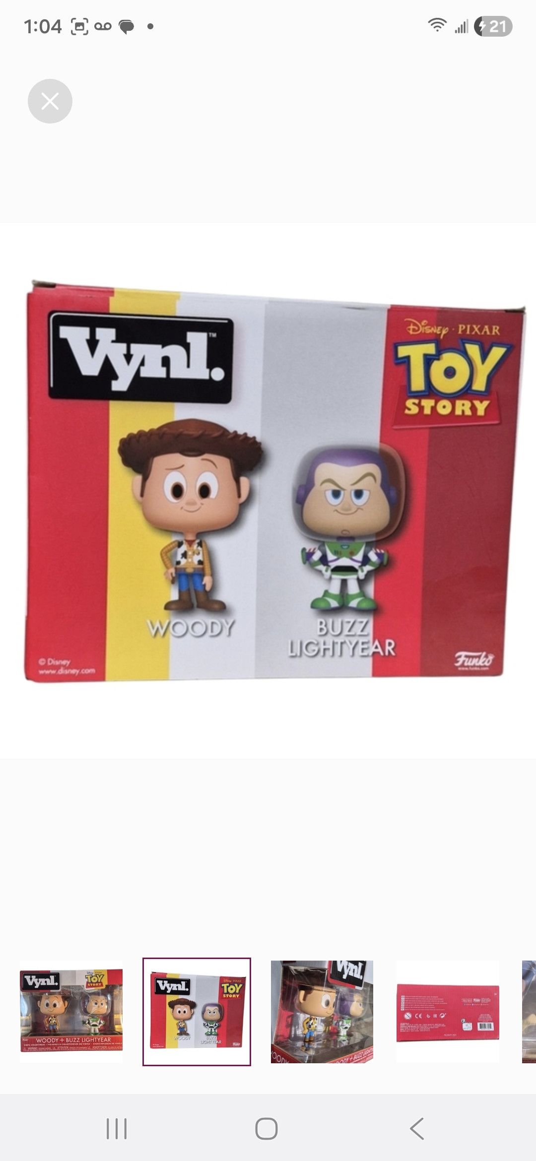 Other Funko Pop Vynl × Disney Toy Story Woody & Buzz Lightyear. Size ONE SIZE - 2 Thumbnail