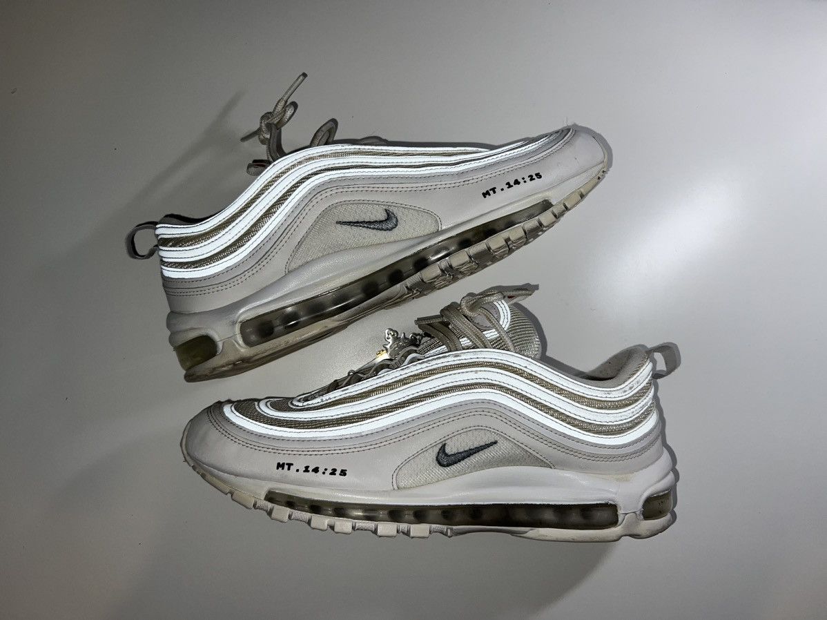 MSCHF × Nike MSCHF X INRI X AIR MAX 97 'JESUS SHOES' CUSTOM Size US 10 / EU 43 - 2 Thumbnail