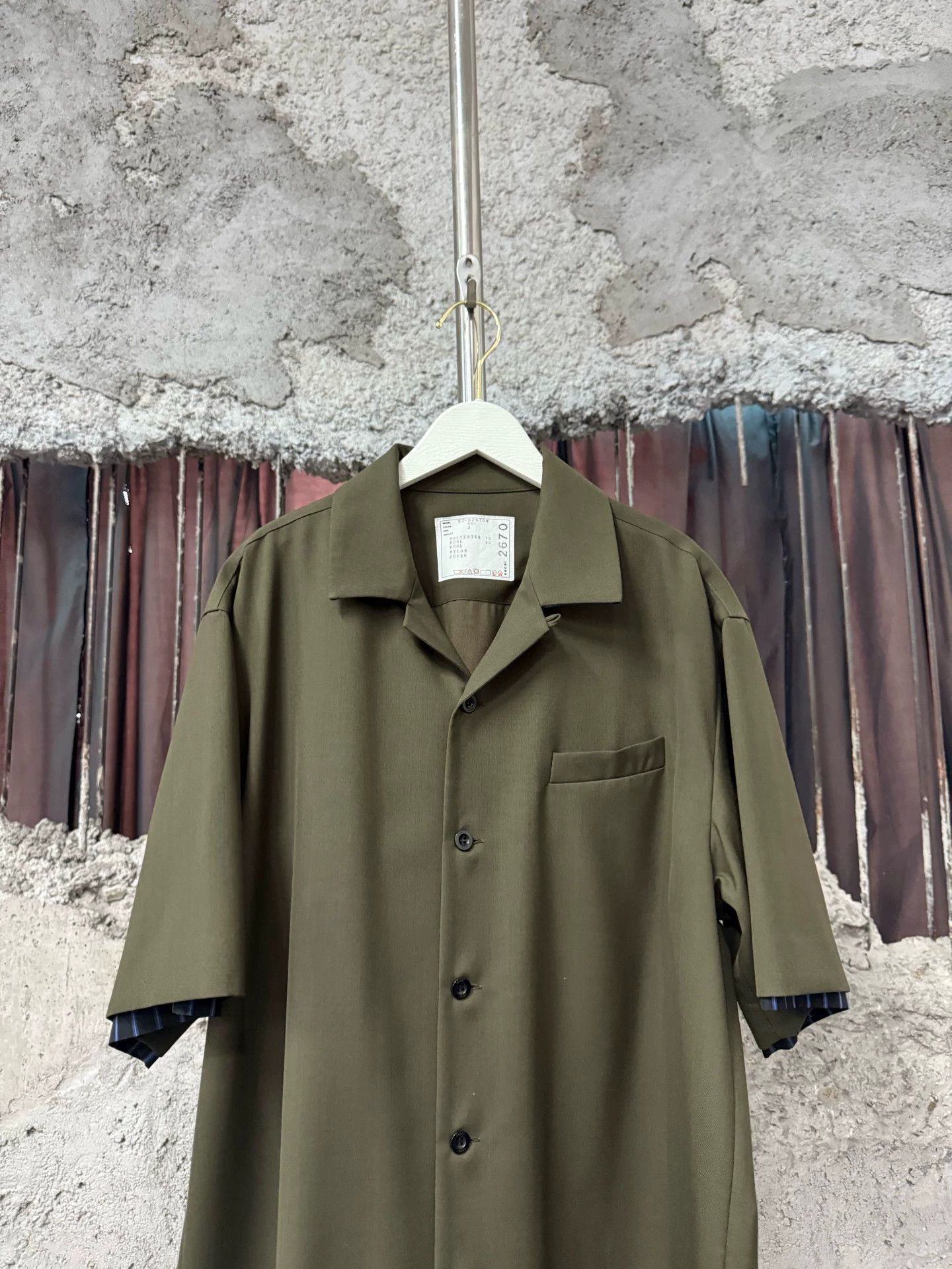 Sacai Sacai Short Sleeve Shirt 3 New Size US L / EU 52-54 / 3 - 3 Thumbnail