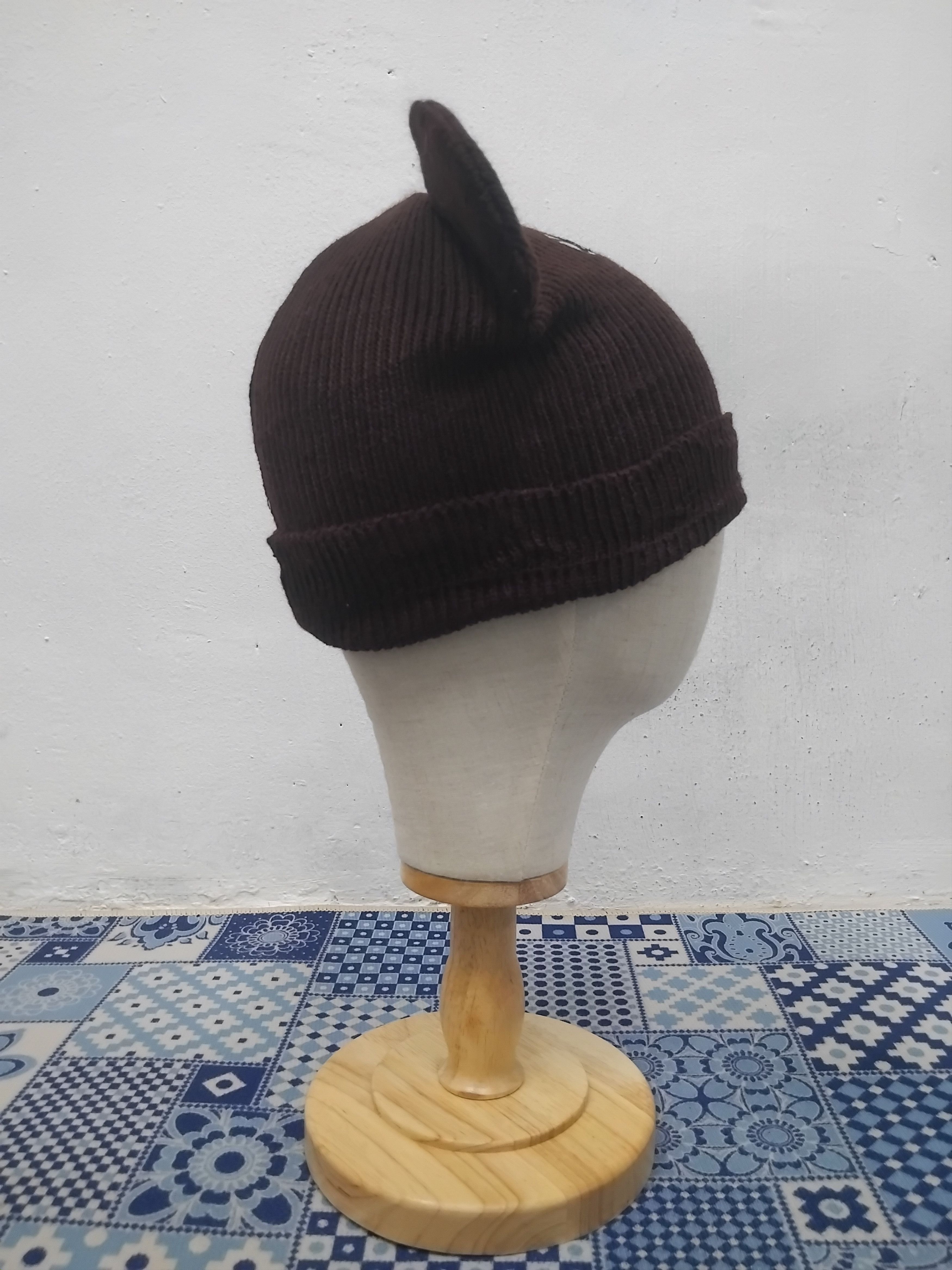Japanese Brand 💥Bear chocolate colour beanie Size ONE SIZE - 5 Thumbnail