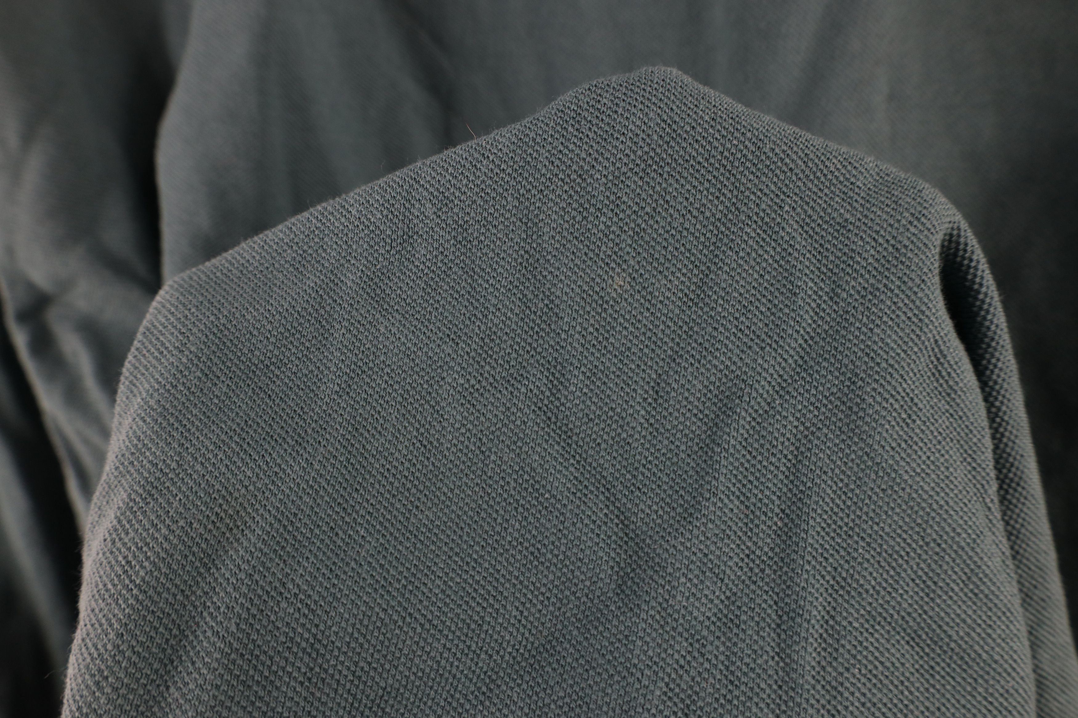 Vintage Vintage 90s Streetwear Pique Cotton Mock Neck T-Shirt USA Size US XXL / EU 58 / 5 - 4 Thumbnail