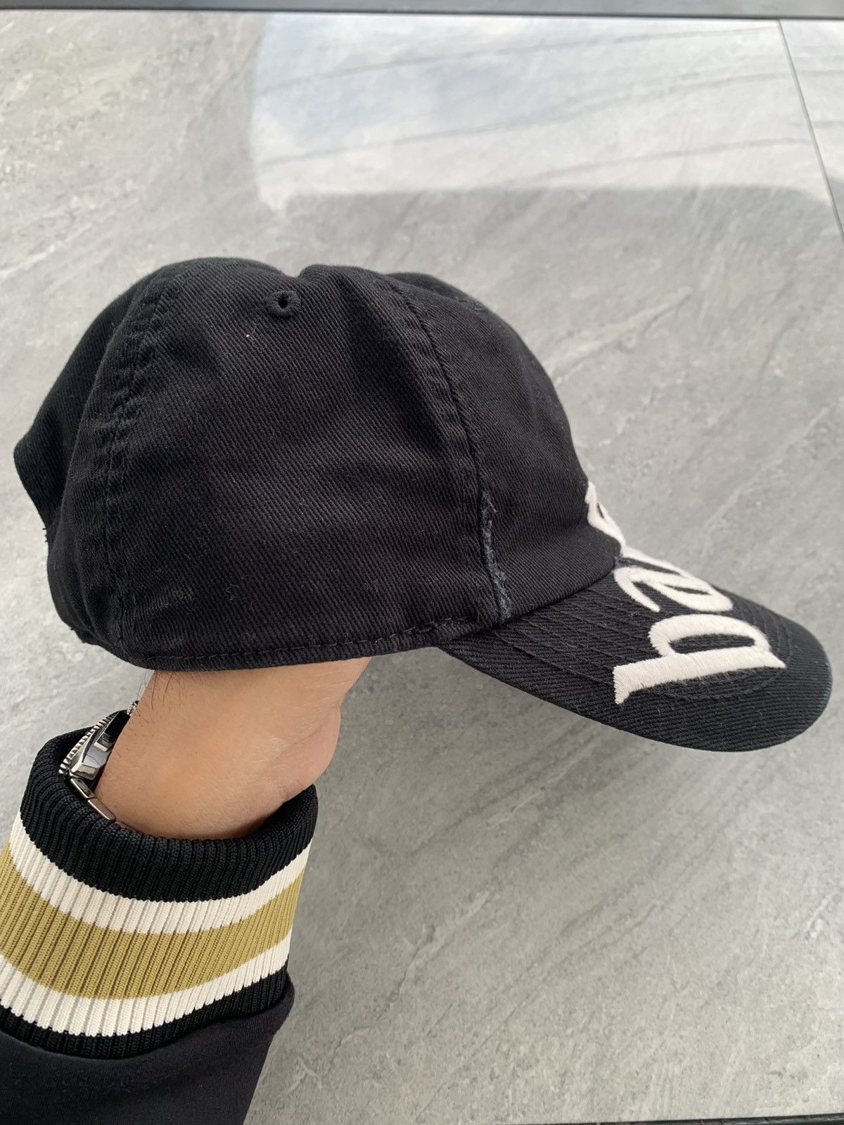 Balenciaga Balenciaga Diagonal Logo Baseball Cap Size ONE SIZE - 4 Thumbnail