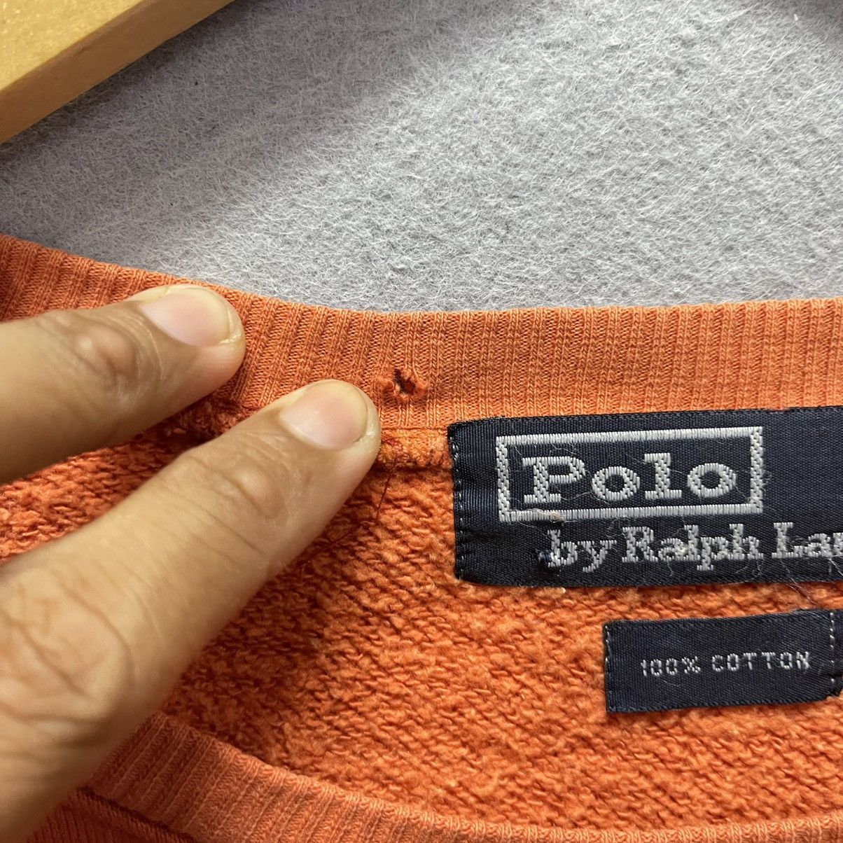 Polo Ralph Lauren Vintage Polo by Ralph Lauren Orange Crewneck Sweatshirt – XL Size US XL / EU 56 / 4 - 8 Thumbnail
