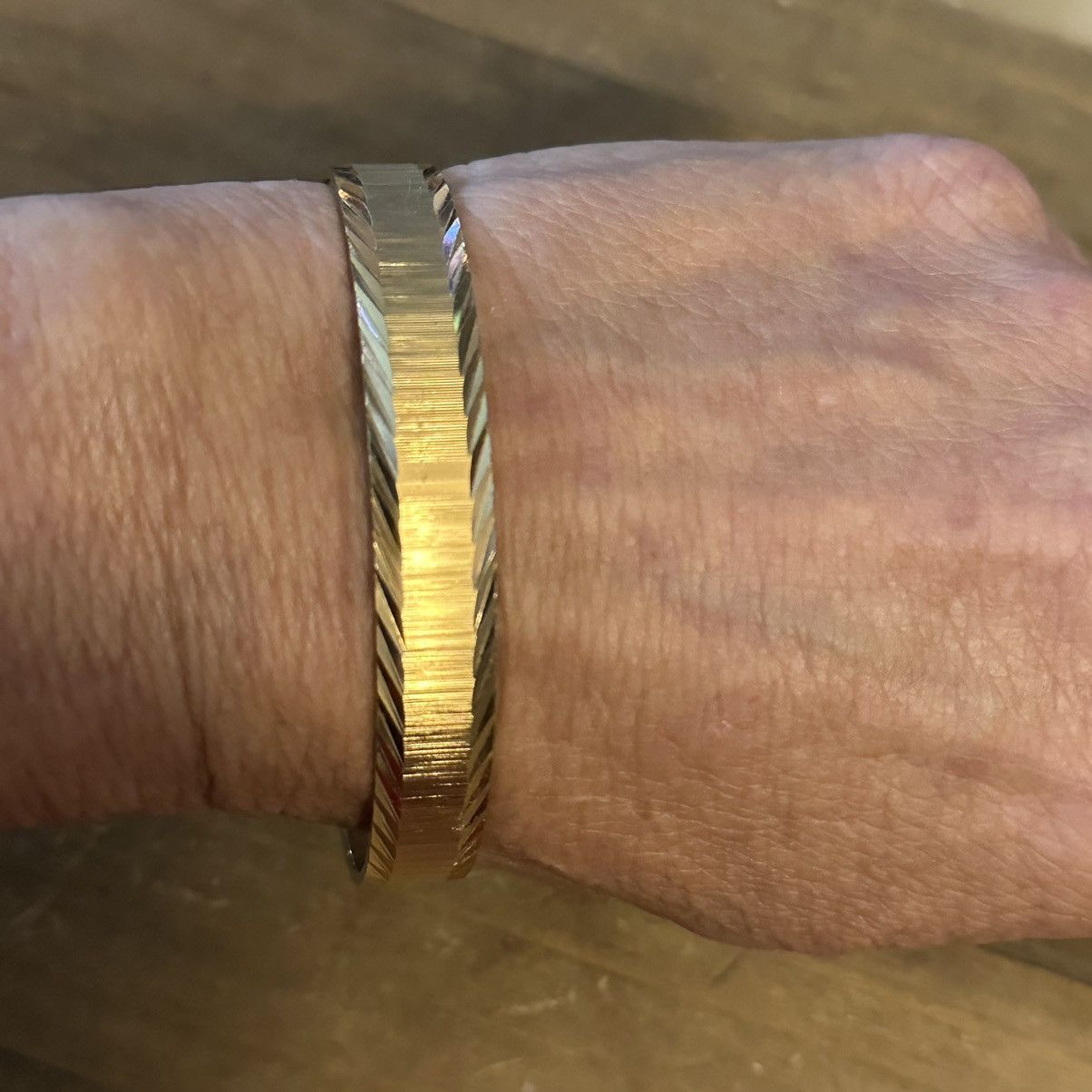 Monet Vintage Monet diamond cut bangle bracelet Size ONE SIZE - 3 Thumbnail