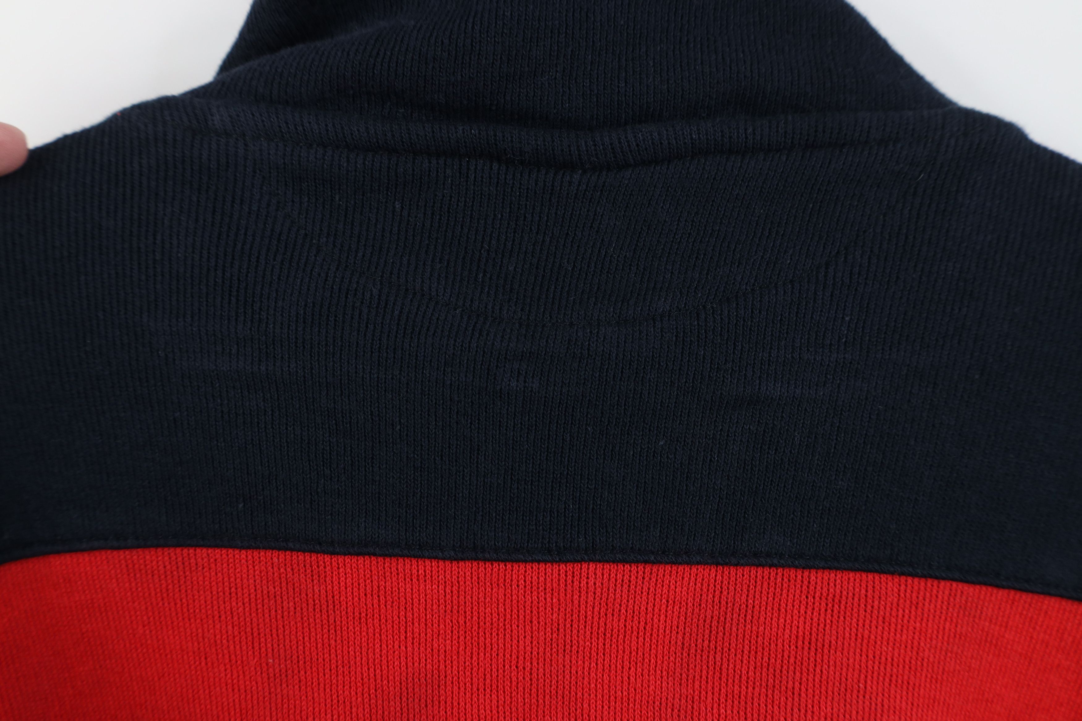 Marlboro Vintage 90s Marlboro Block Boxy Fit Knit Hal Zip Sweater Size L / US 10 / IT 46 - 10 Thumbnail