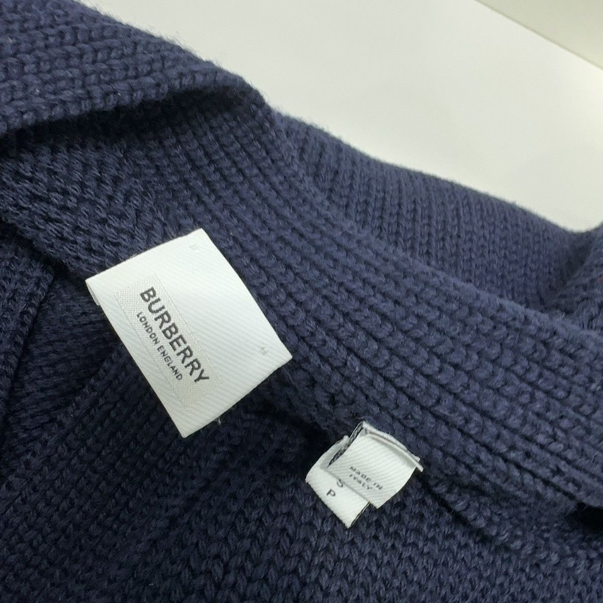 Burberry Burberry FW21 Striped Knit Sweater Navy Blue Size US S / EU 44-46 / 1 - 4 Thumbnail