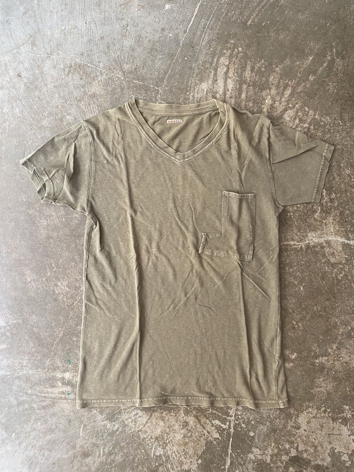 Kapital Kapital V Neck Pocket Tee Visvim RRL Comme des Garcons 45rpm Size US L / EU 52-54 / 3 - 1 Thumbnail