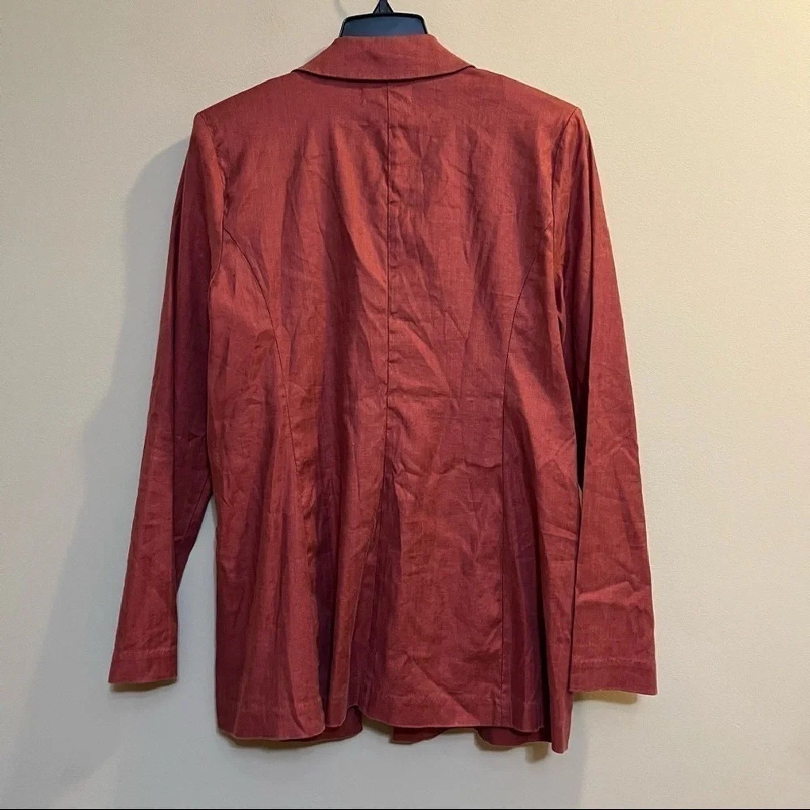 Other Level 99 Rachel Stretch Linen Tencel Blazer NWT Sz L Size L / US 10 / IT 46 - 10 Thumbnail