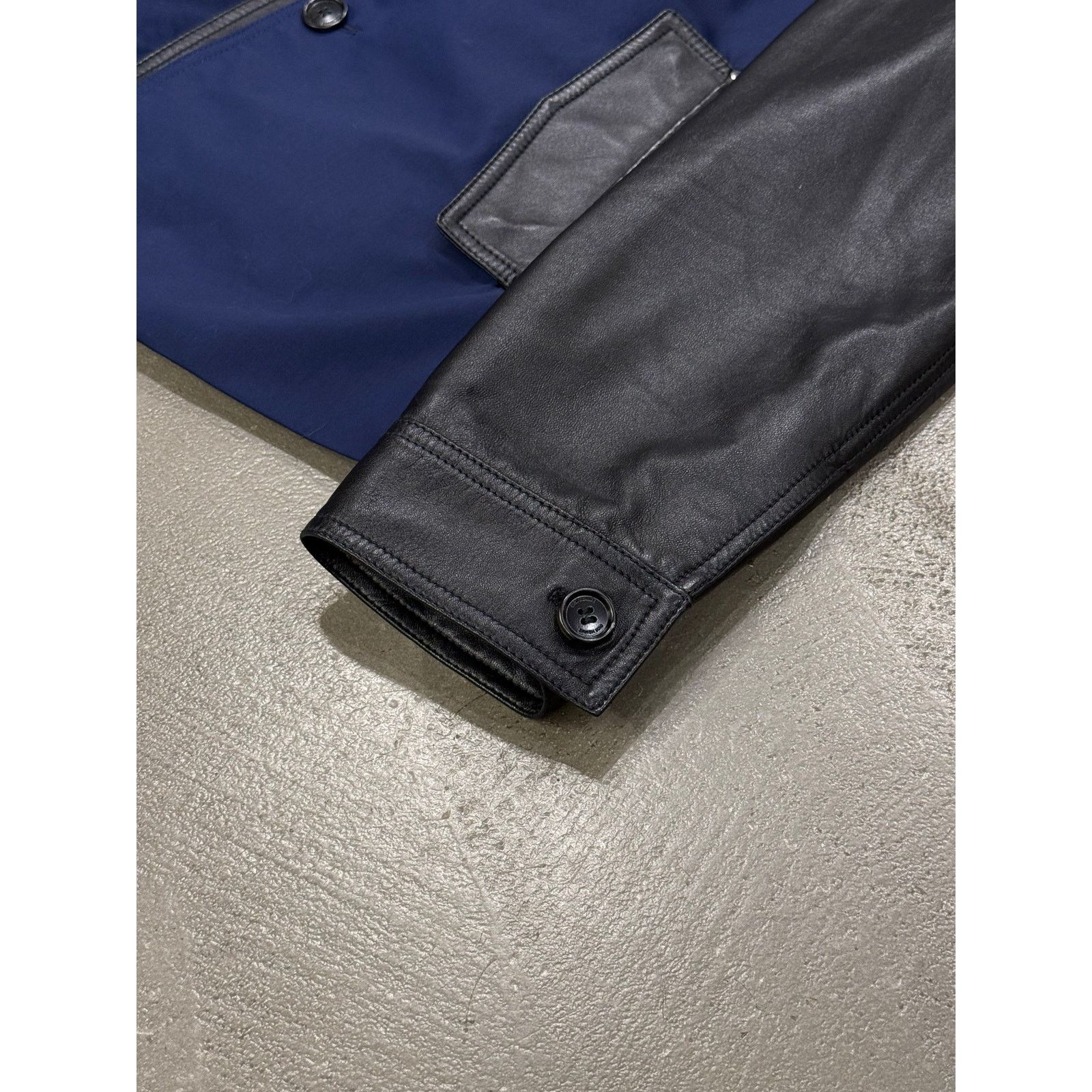 Dior 2010s Dior hybrid varsity leather jacket Size US L / EU 52-54 / 3 - 5 Thumbnail